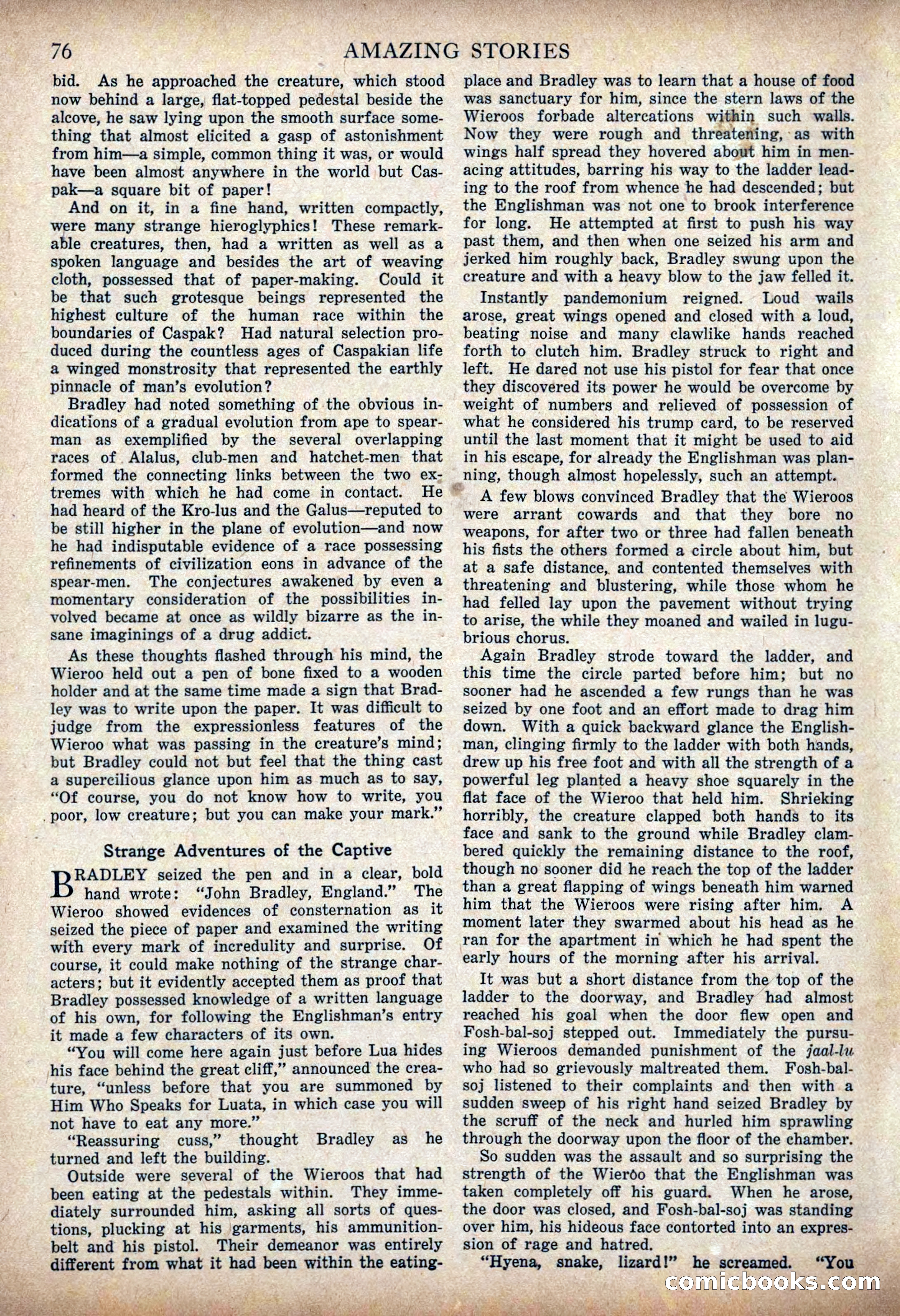 The Land That Time Forgot by Edgar Rice Burroughs — page 82 of 104