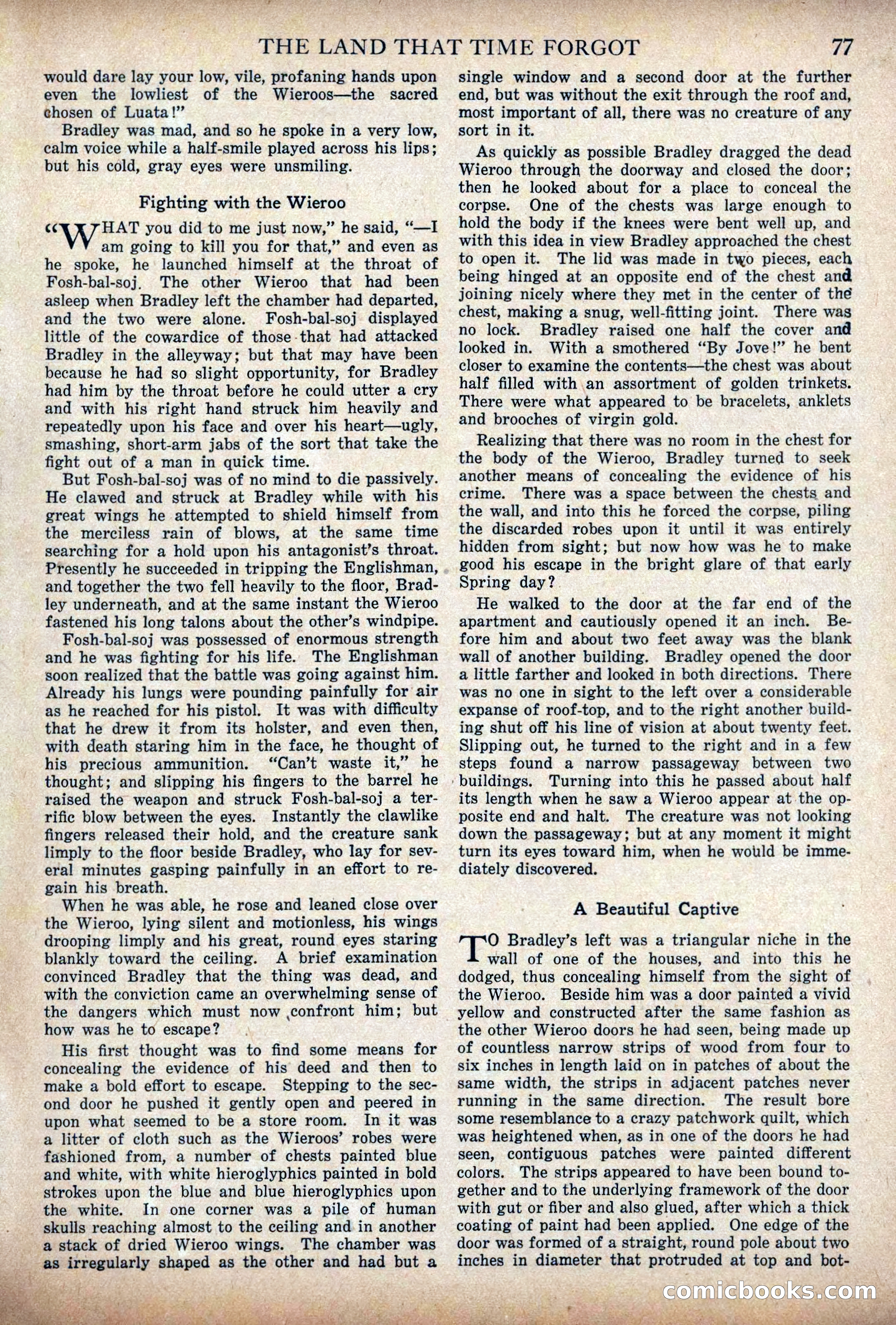 The Land That Time Forgot by Edgar Rice Burroughs — page 83 of 104