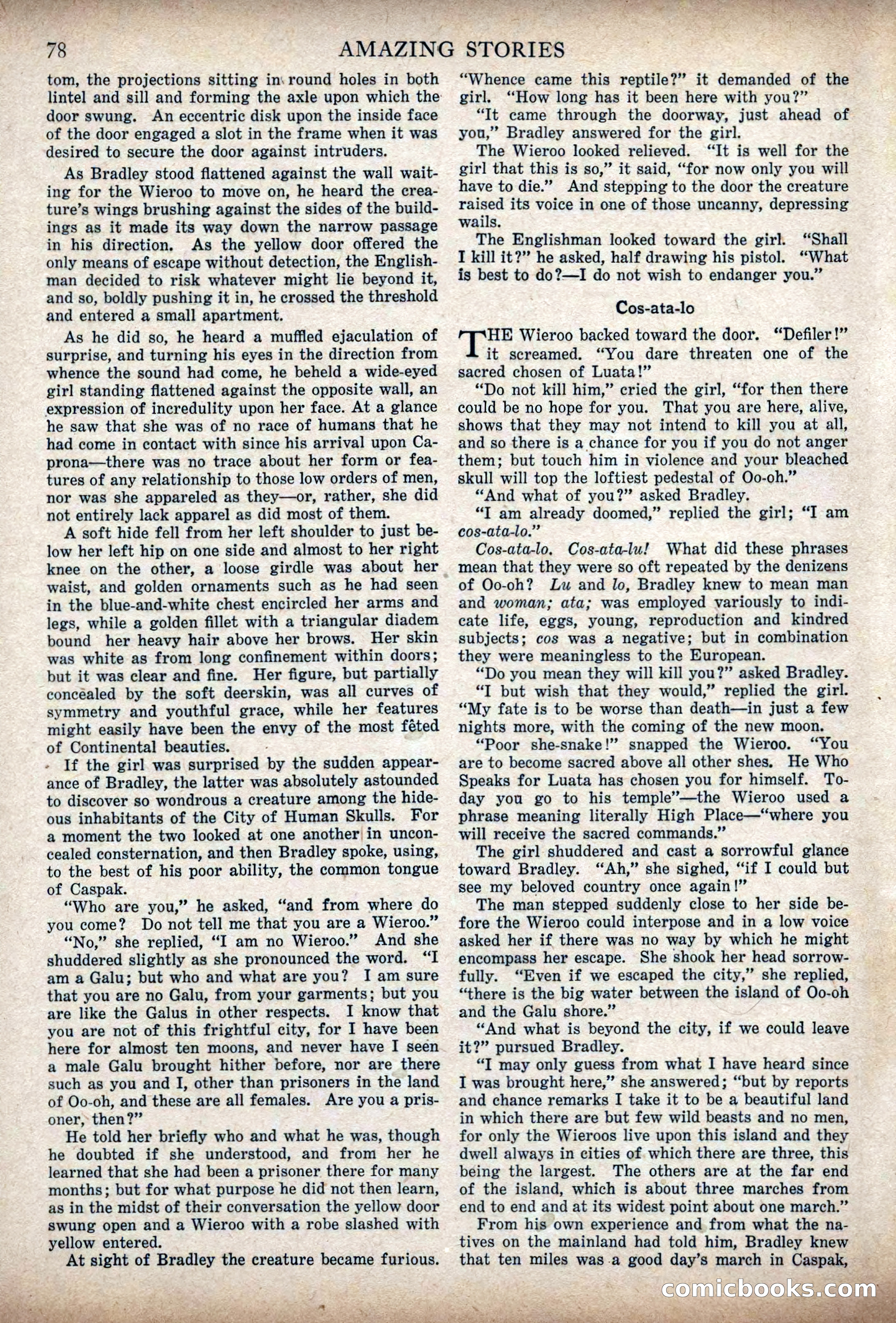 The Land That Time Forgot by Edgar Rice Burroughs — page 84 of 104