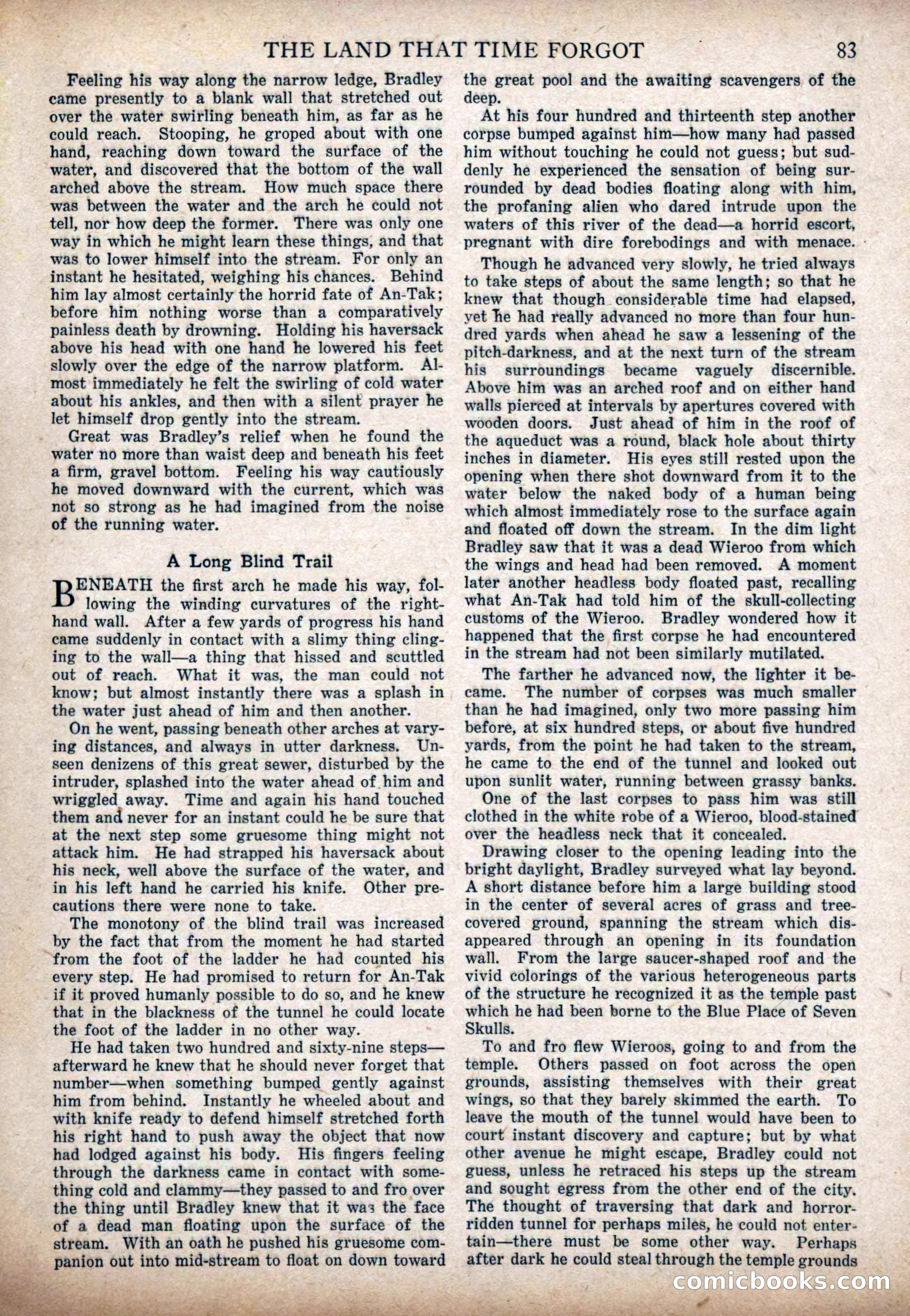 The Land That Time Forgot by Edgar Rice Burroughs — page 89 of 104