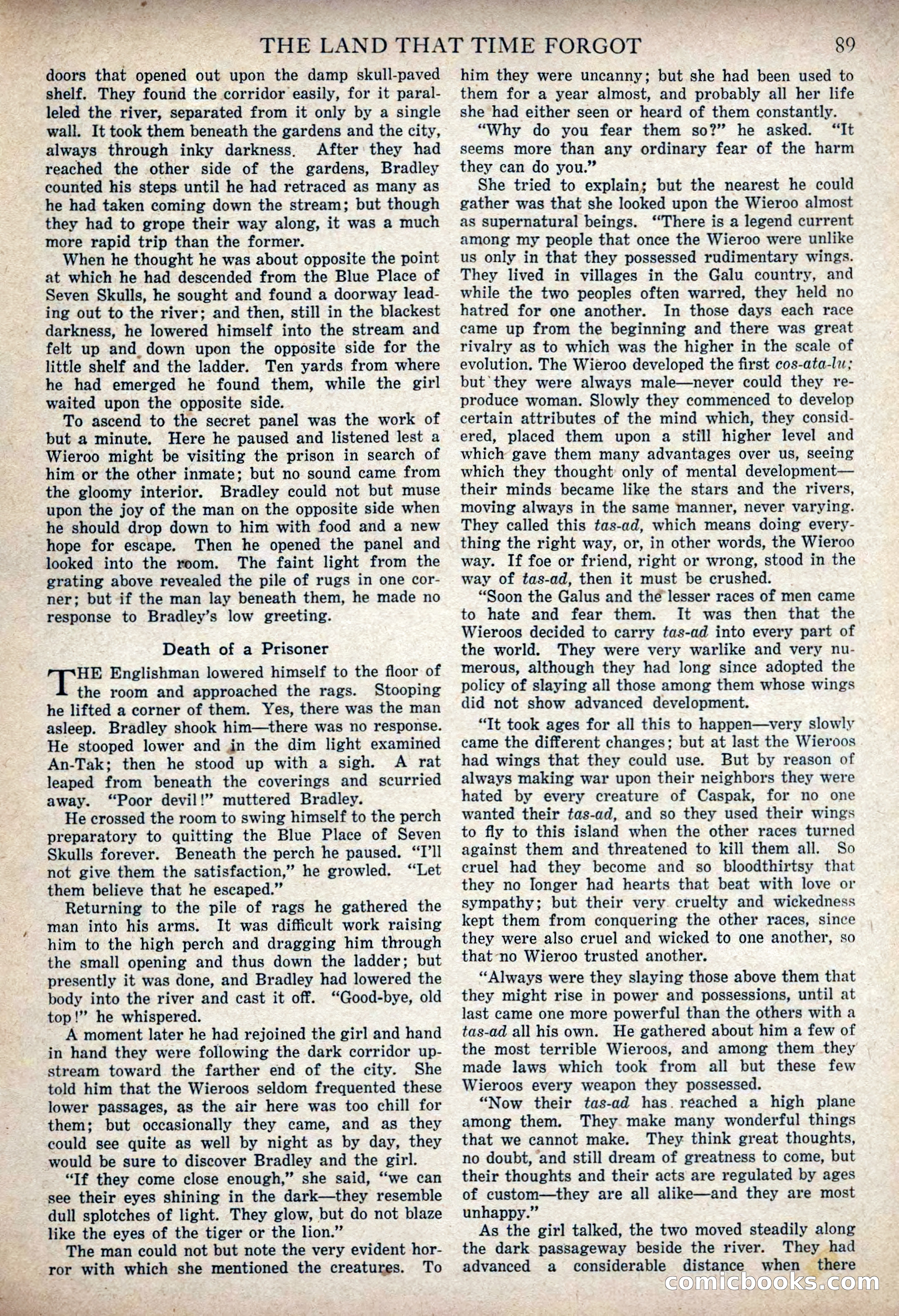 The Land That Time Forgot by Edgar Rice Burroughs — page 95 of 104