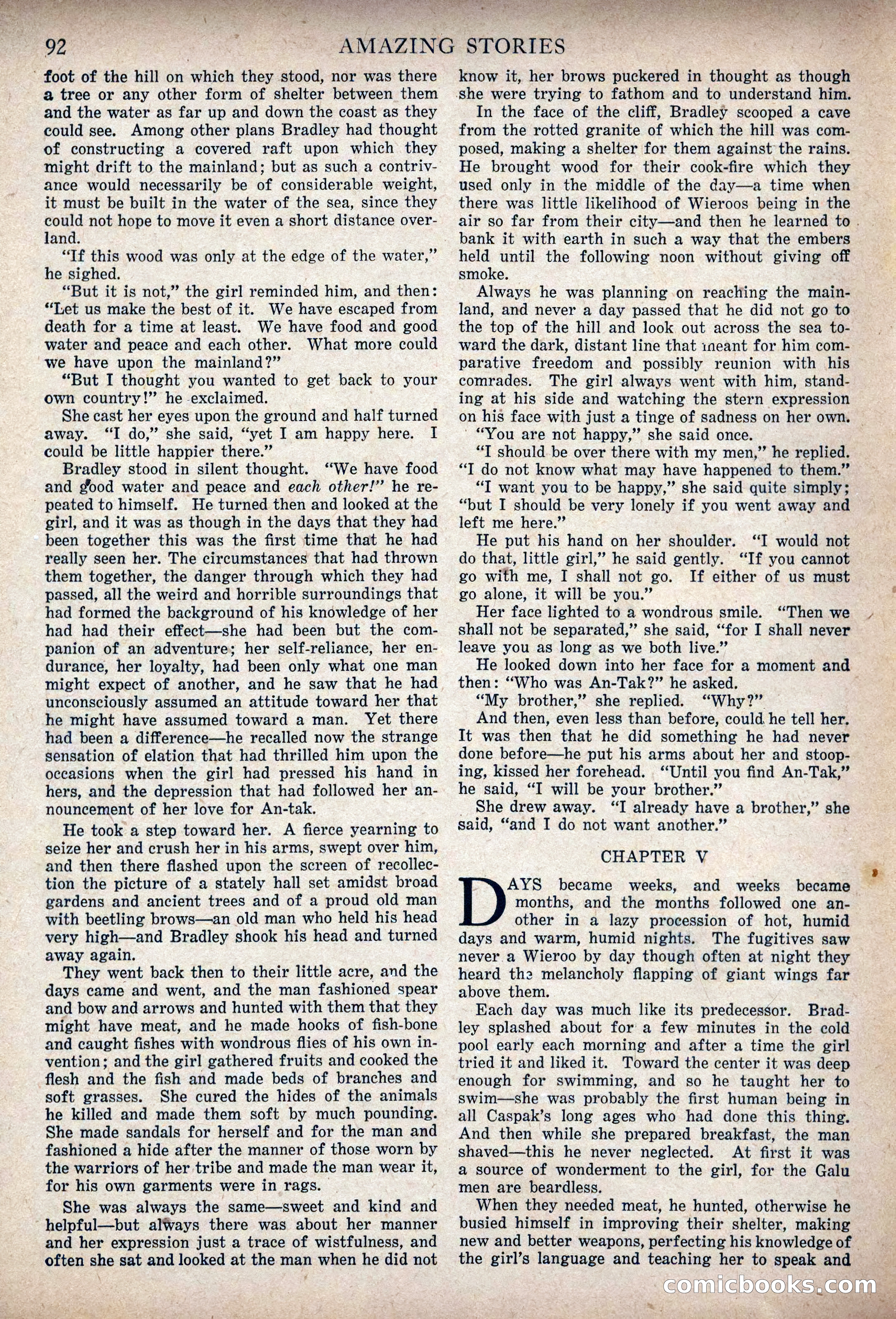 The Land That Time Forgot by Edgar Rice Burroughs — page 98 of 104