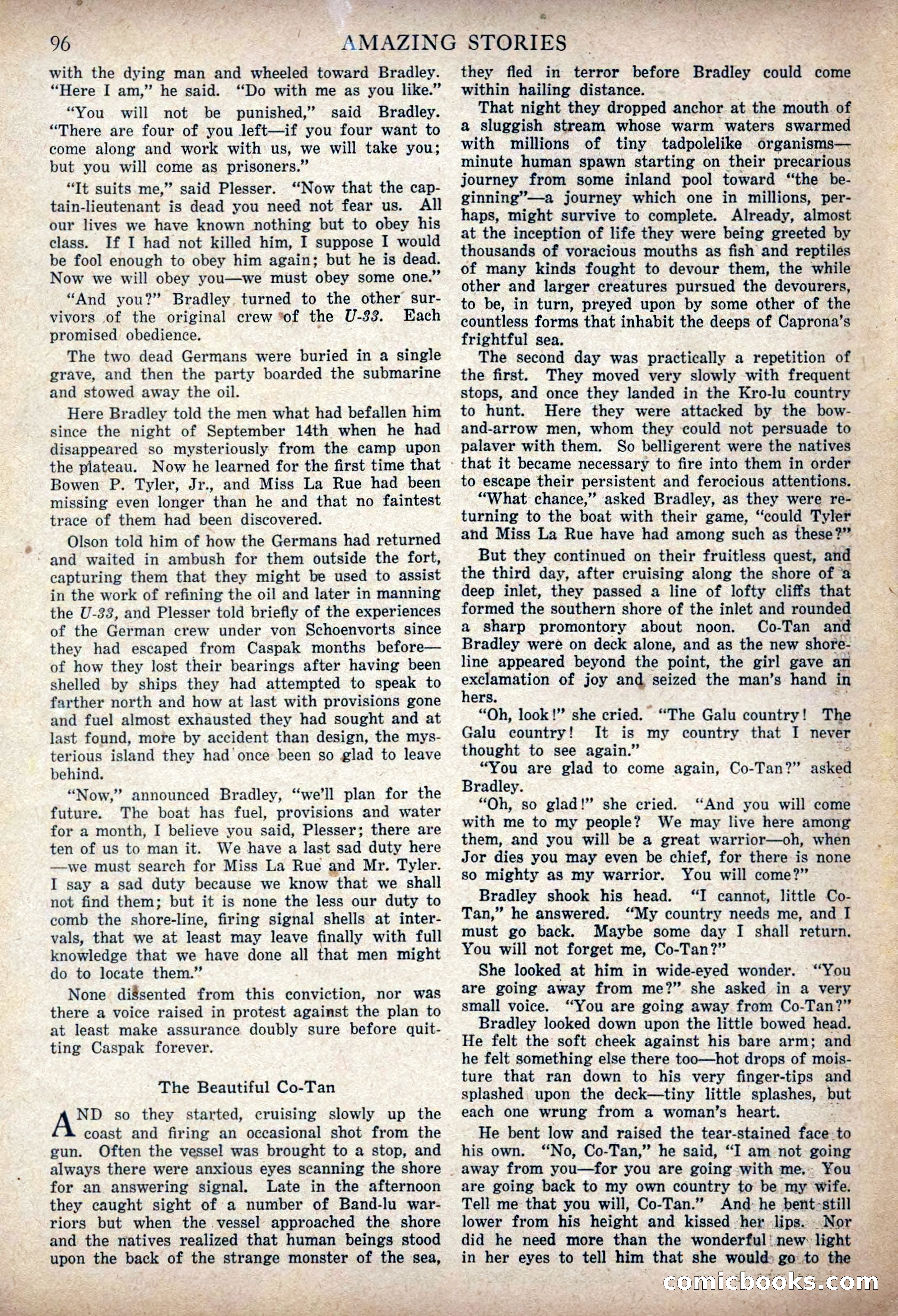 The Land That Time Forgot by Edgar Rice Burroughs — page 102 of 104