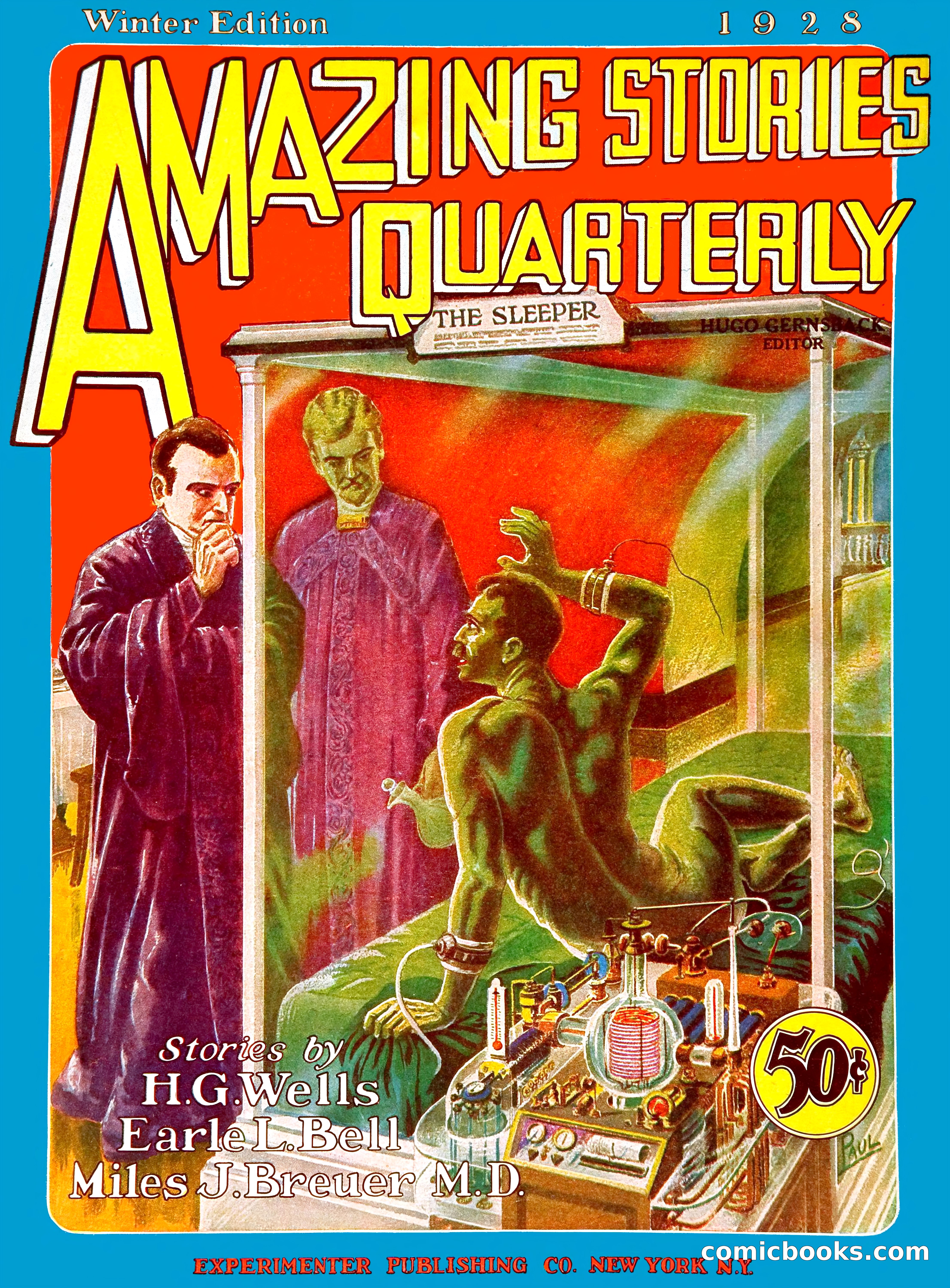 Amazing Stories Quarterly, Winter 1928 — page 1 of 148