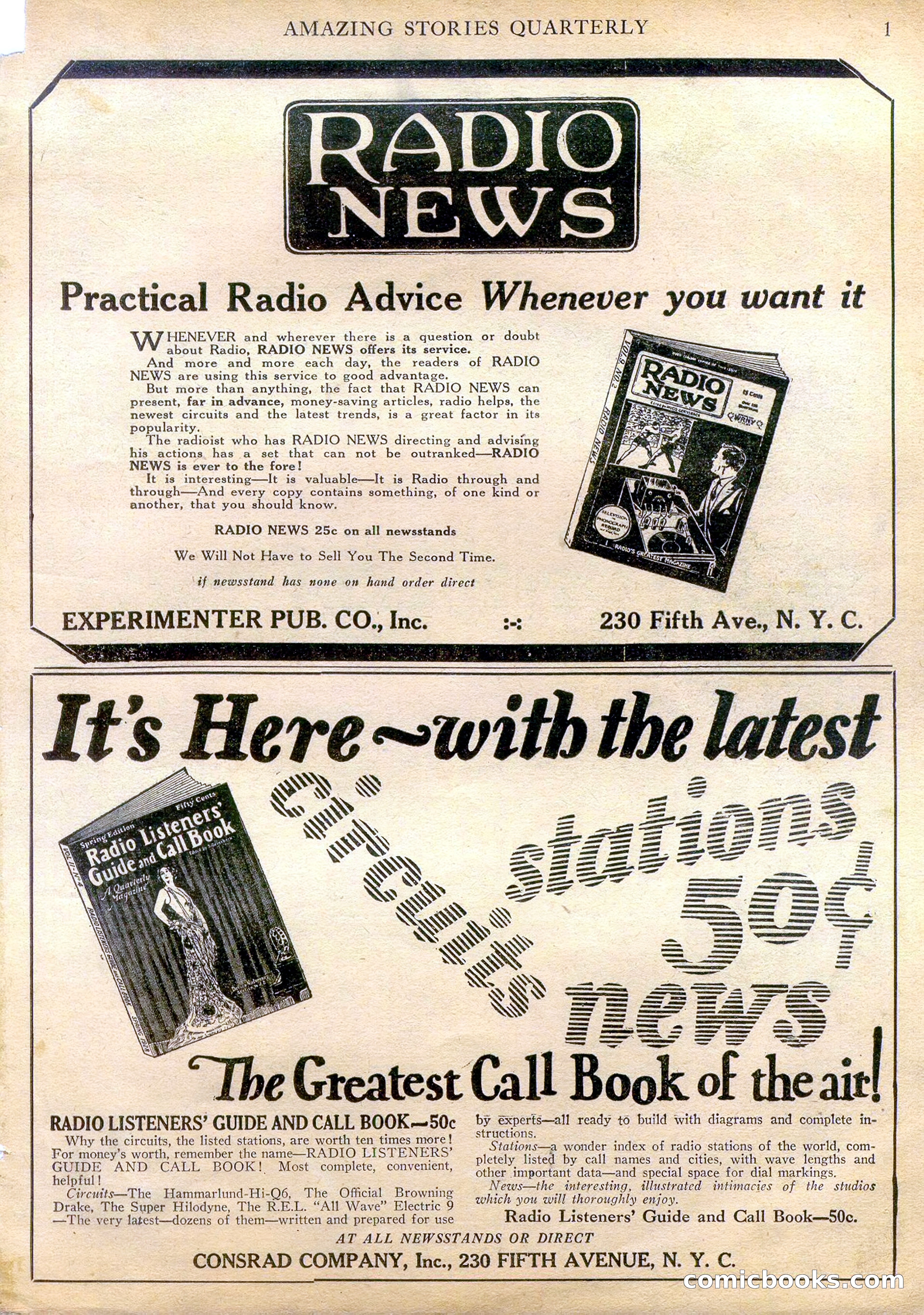 Amazing Stories Quarterly, Winter 1928 — page 3 of 148