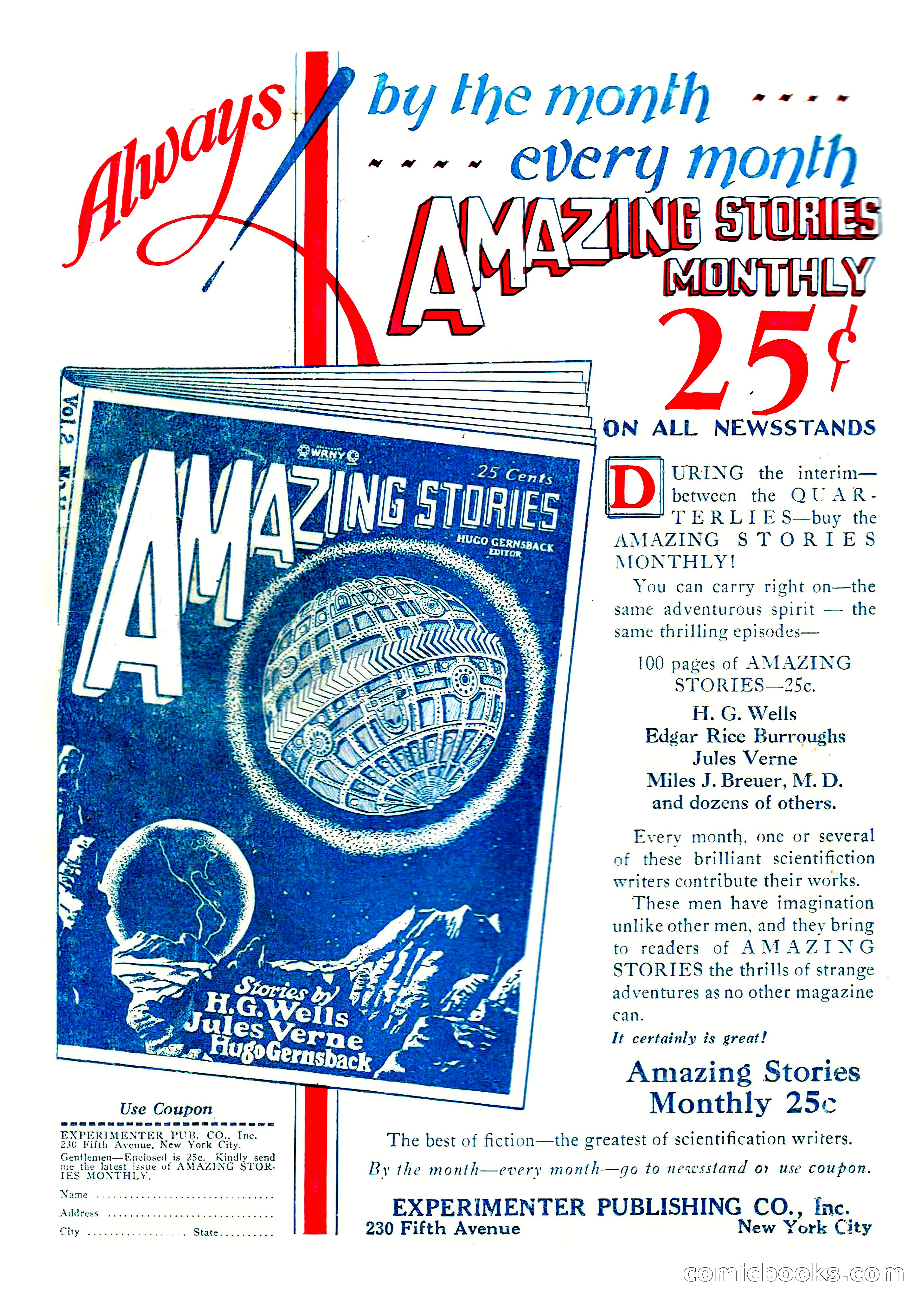 Amazing Stories Quarterly, Winter 1928 — page 148 of 148