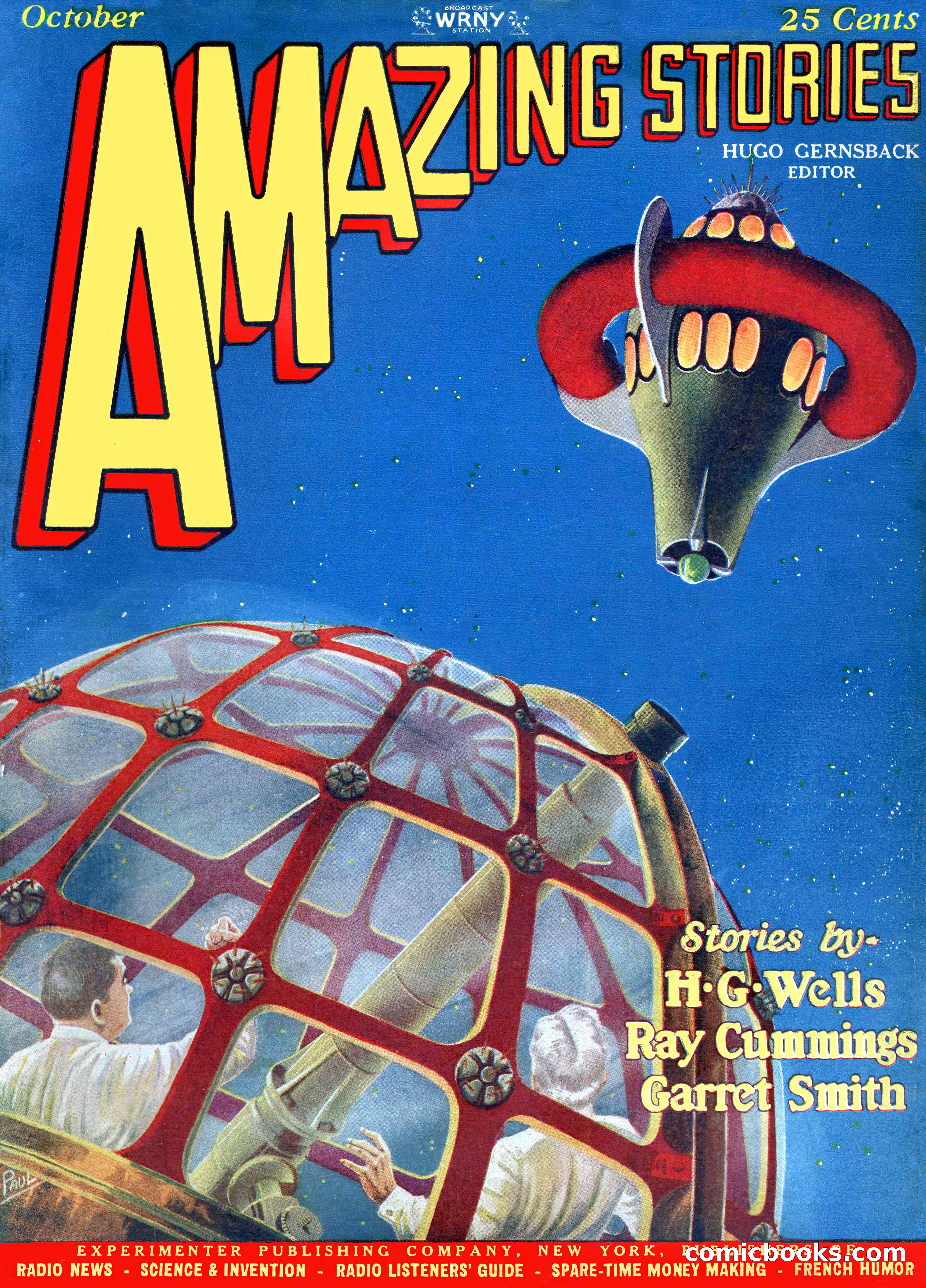 Amazing Stories, Vol. 2, No. 7 — page 1 of 104