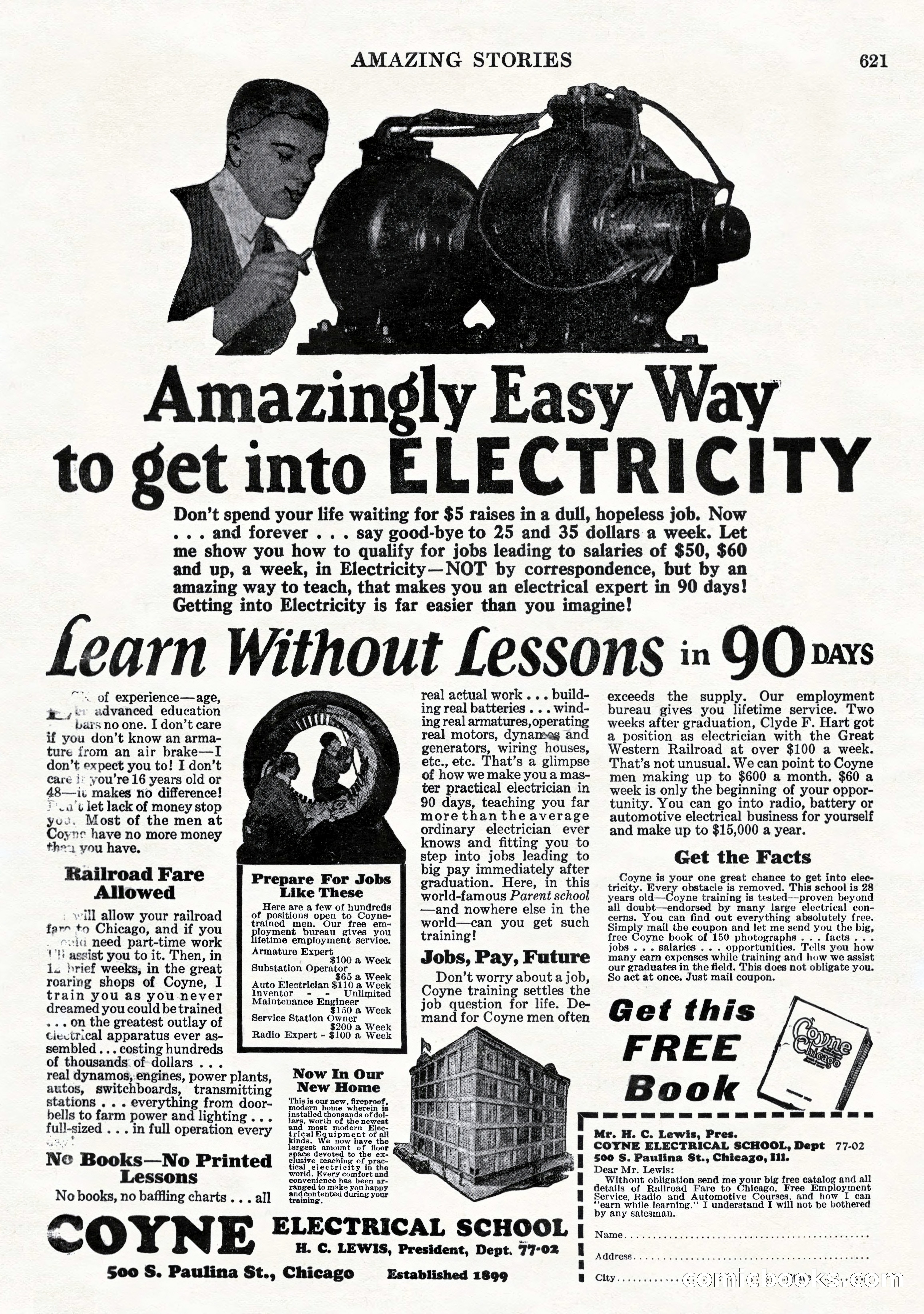 Amazing Stories, Vol. 2, No. 7 — page 3 of 104
