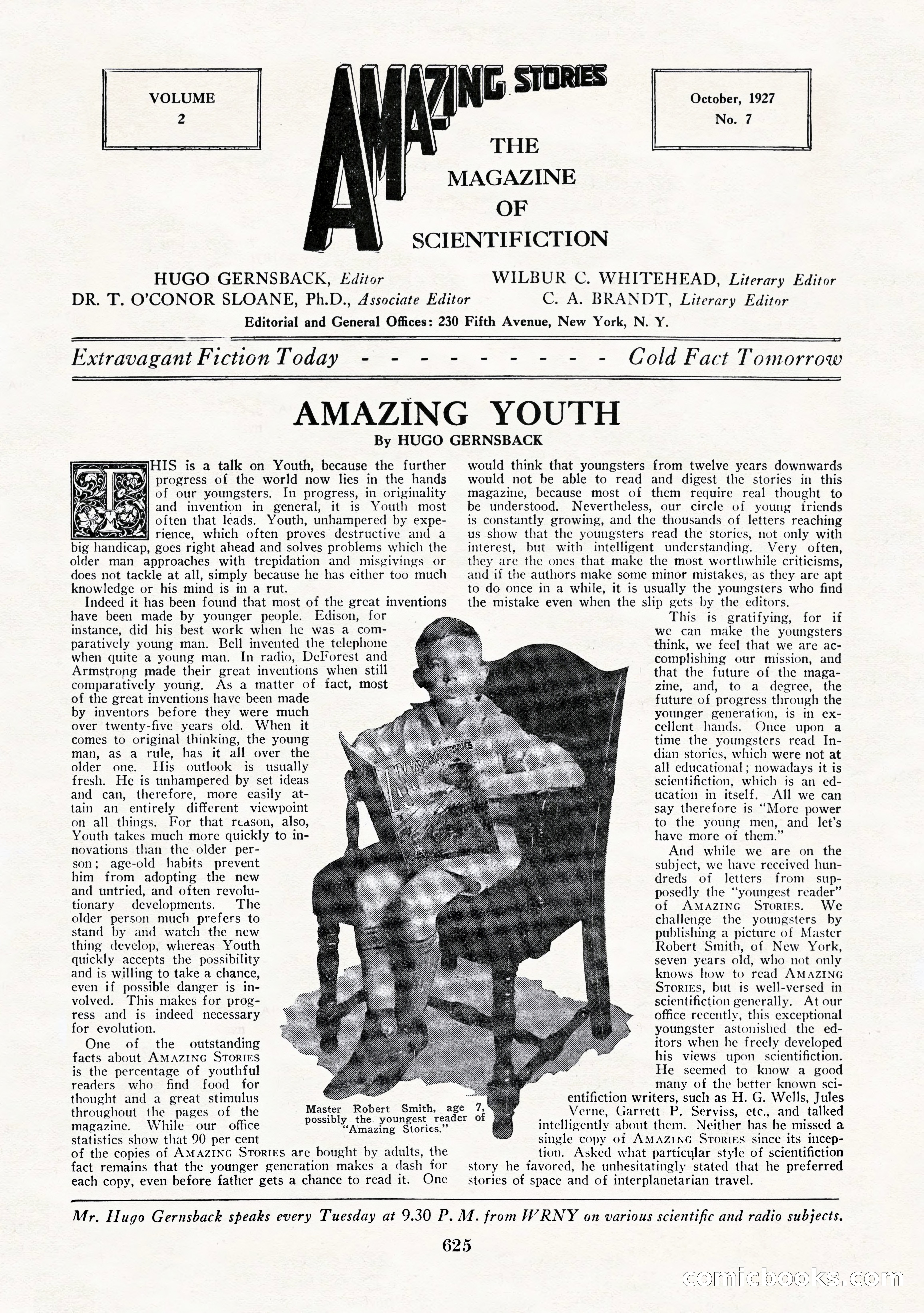 Amazing Stories, Vol. 2, No. 7 — page 7 of 104
