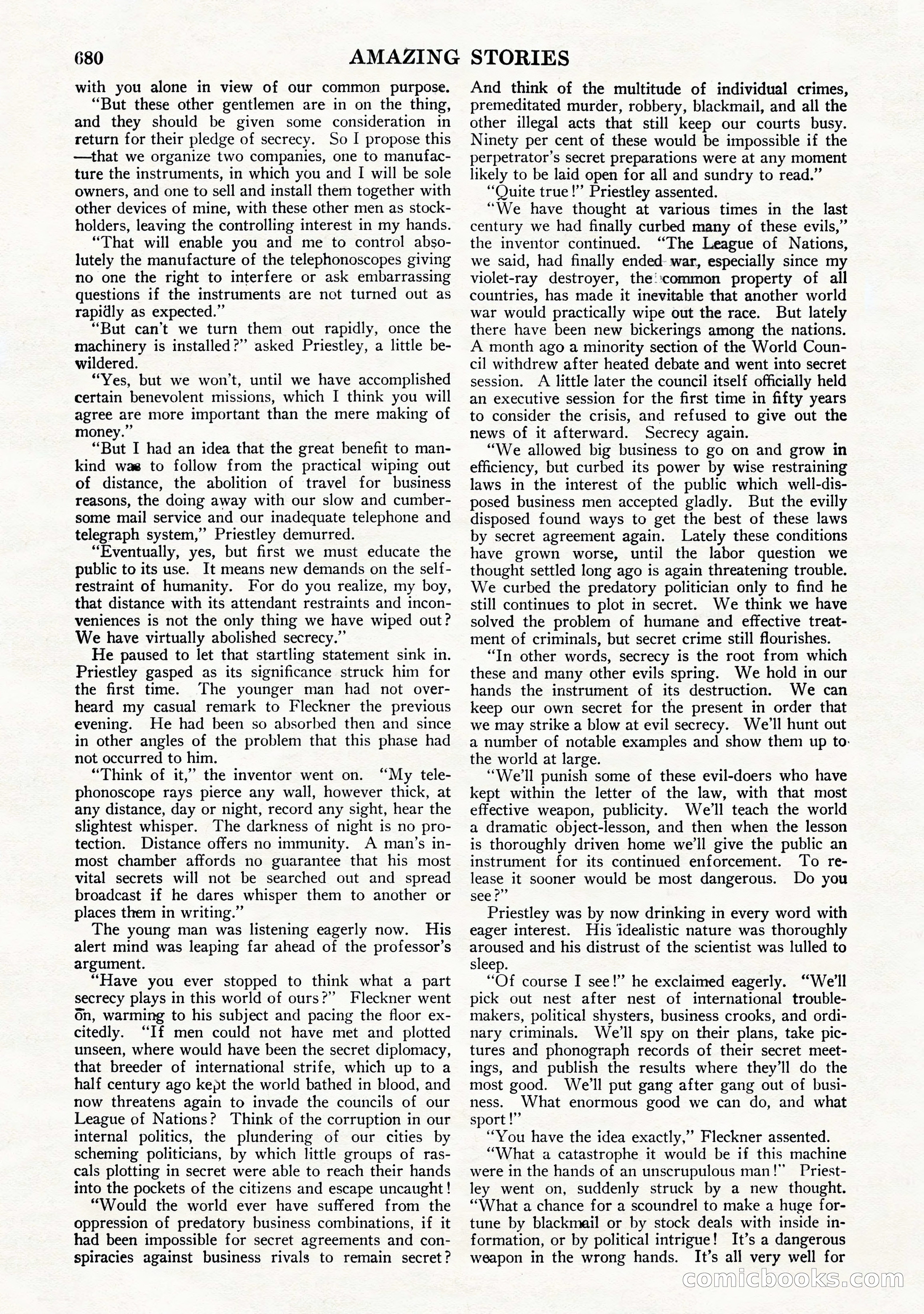 Amazing Stories, Vol. 2, No. 7 — page 62 of 104