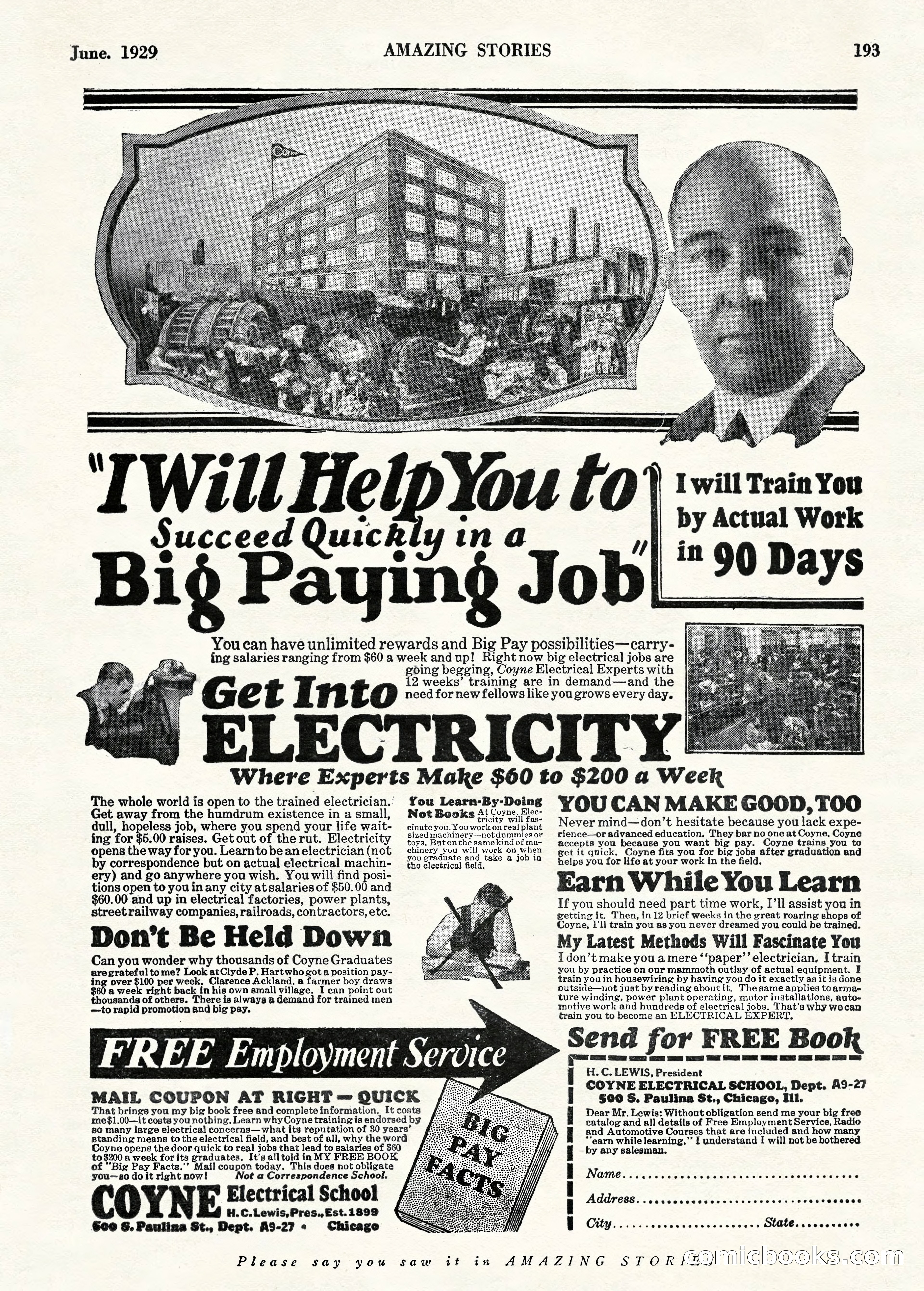 Amazing Stories, June 1929 — page 3 of 102