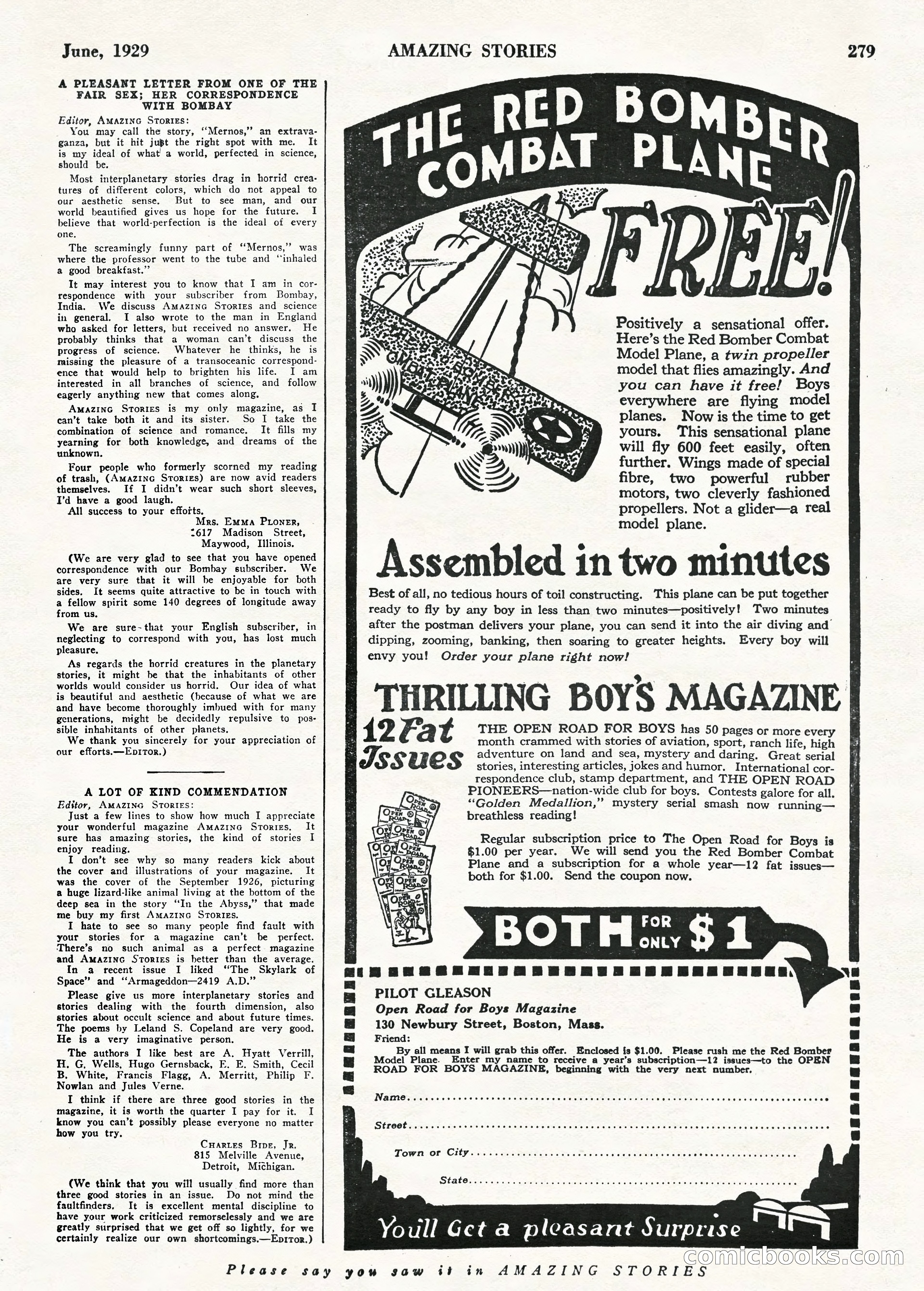 Amazing Stories, June 1929 — page 89 of 102