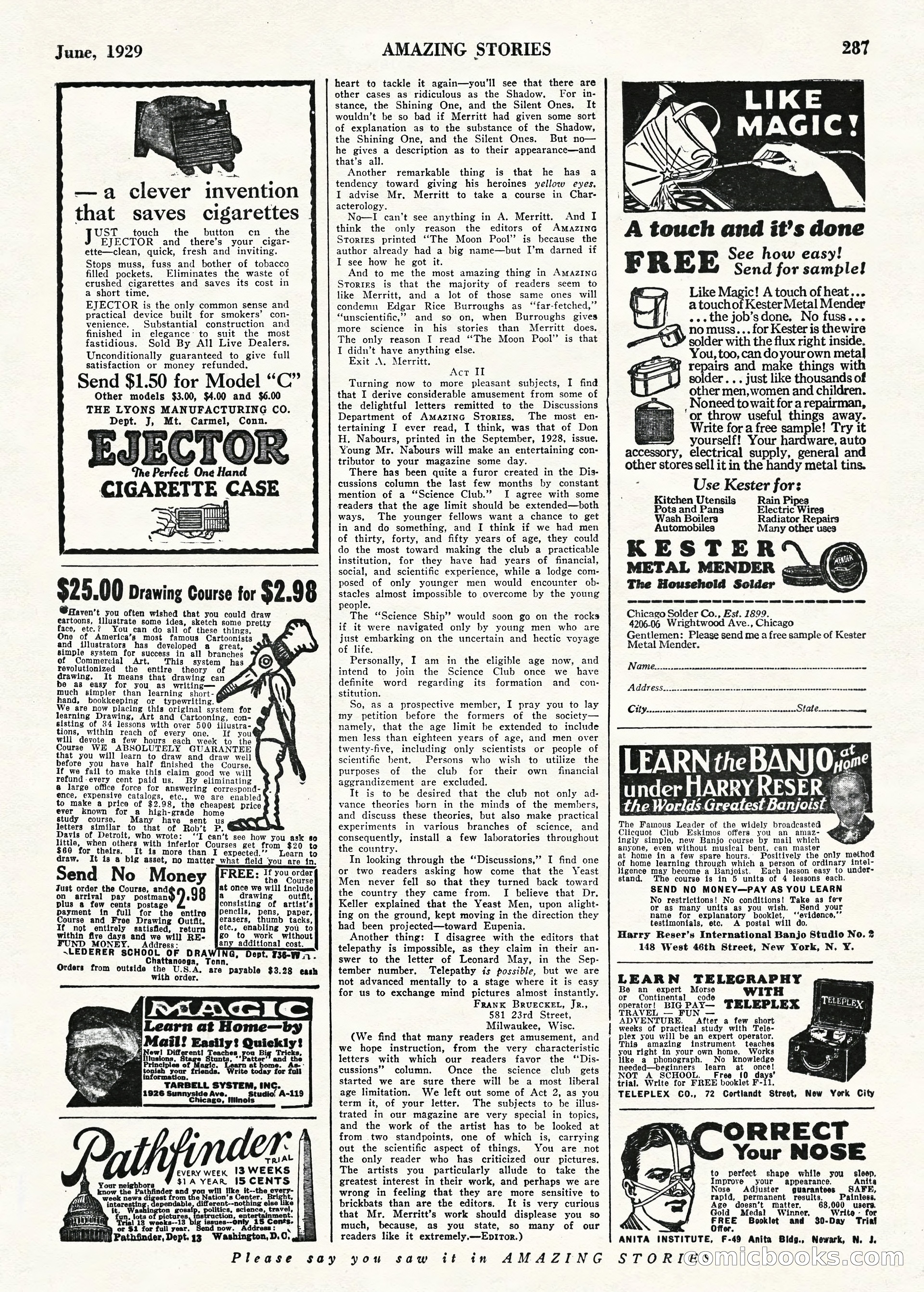 Amazing Stories, June 1929 — page 97 of 102
