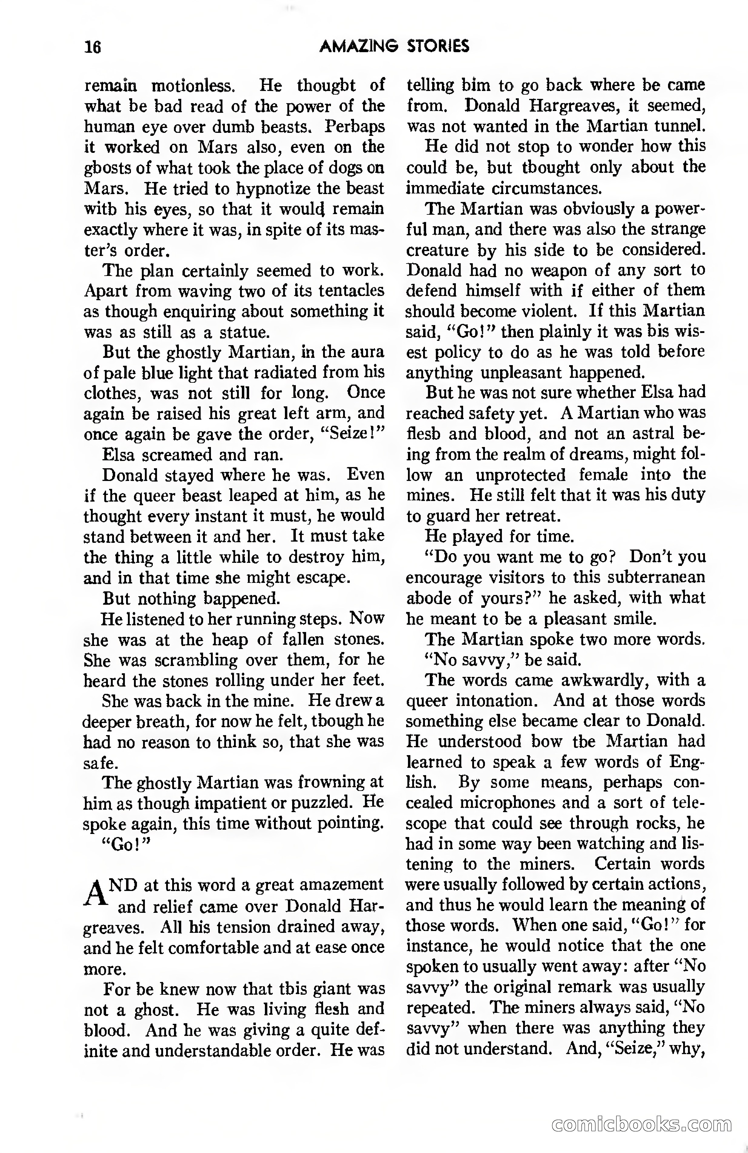 Amazing Stories, Vol. 12, No. 7 — page 16 of 131