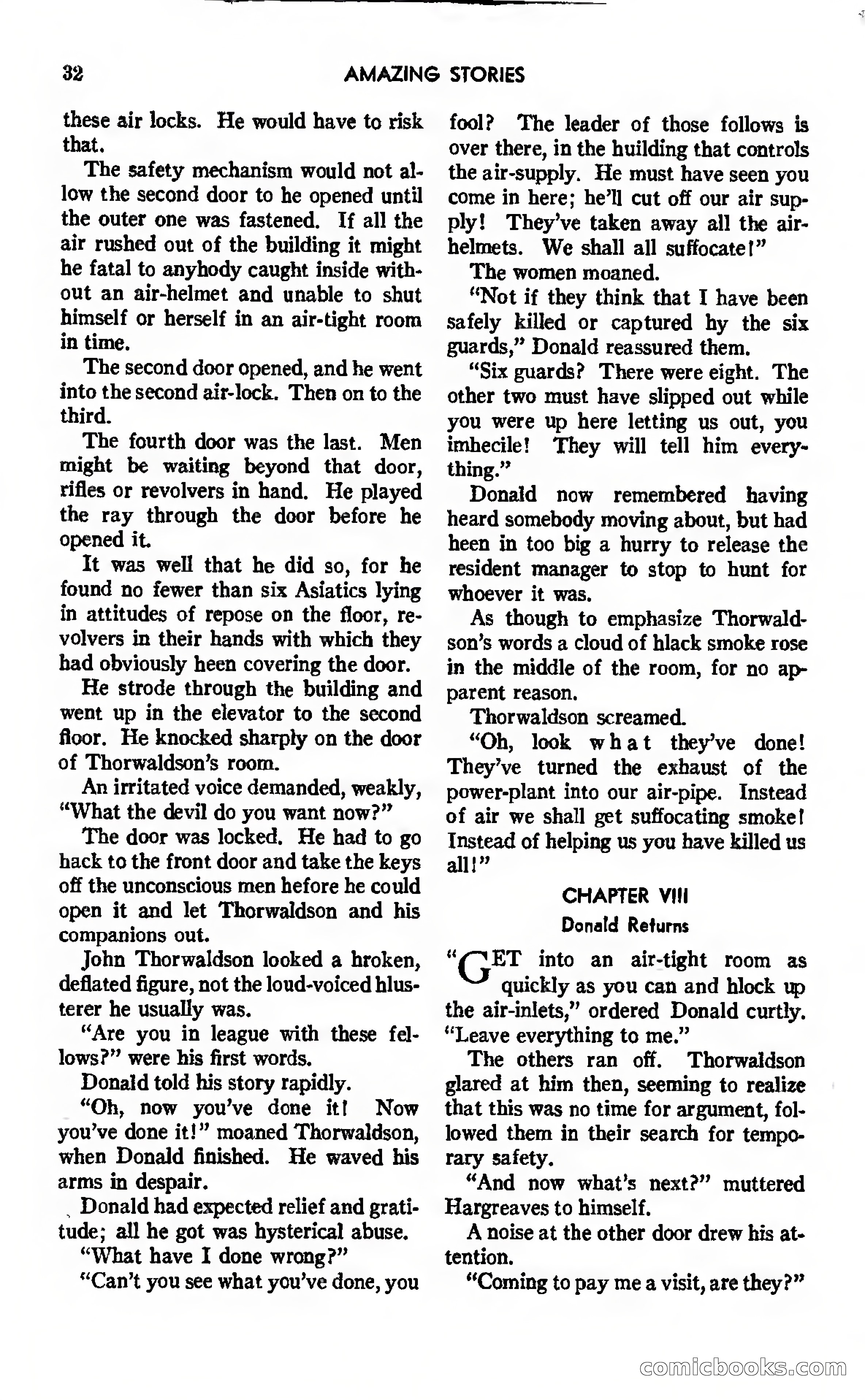 Amazing Stories, Vol. 12, No. 7 — page 32 of 131