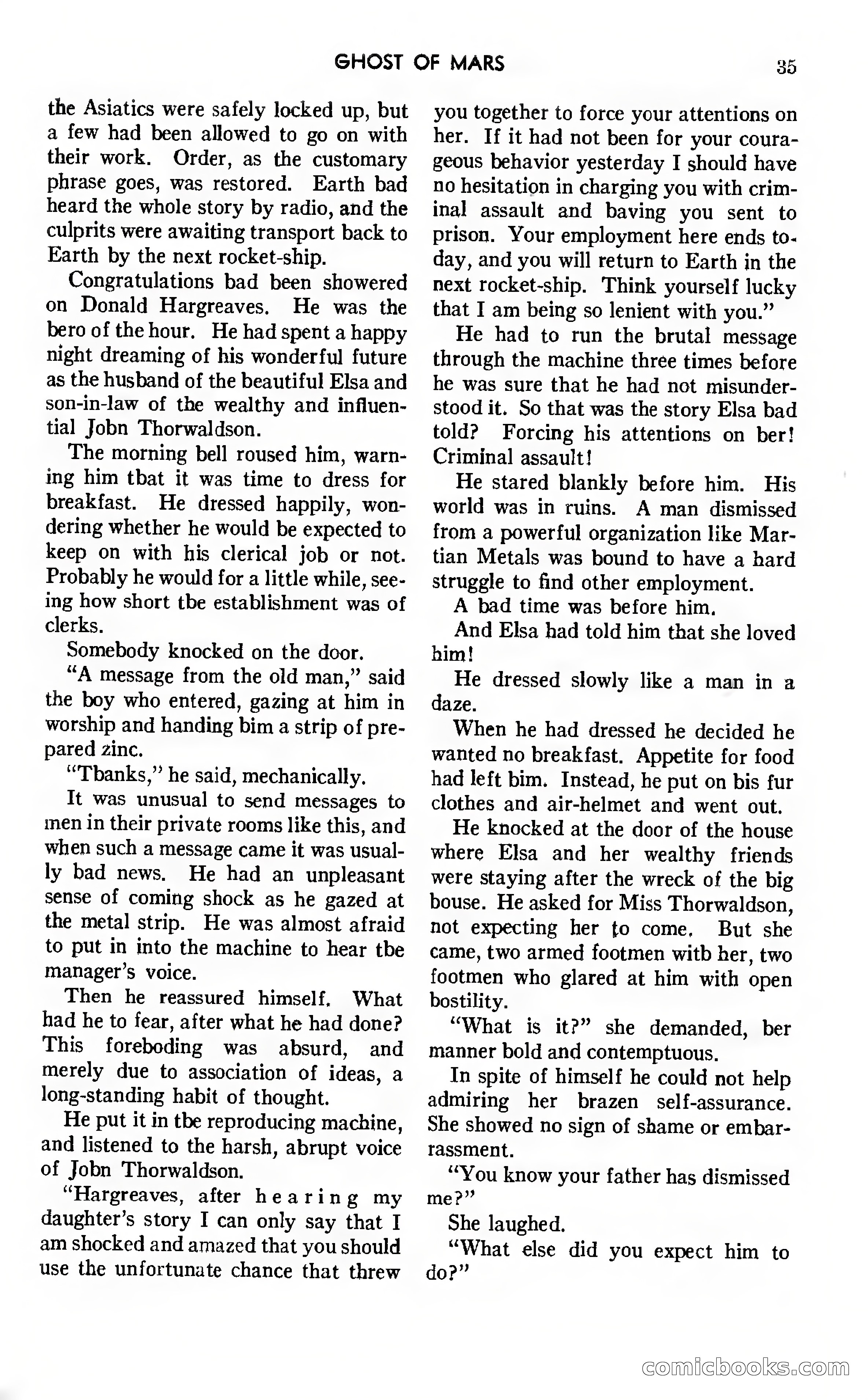 Amazing Stories, Vol. 12, No. 7 — page 35 of 131