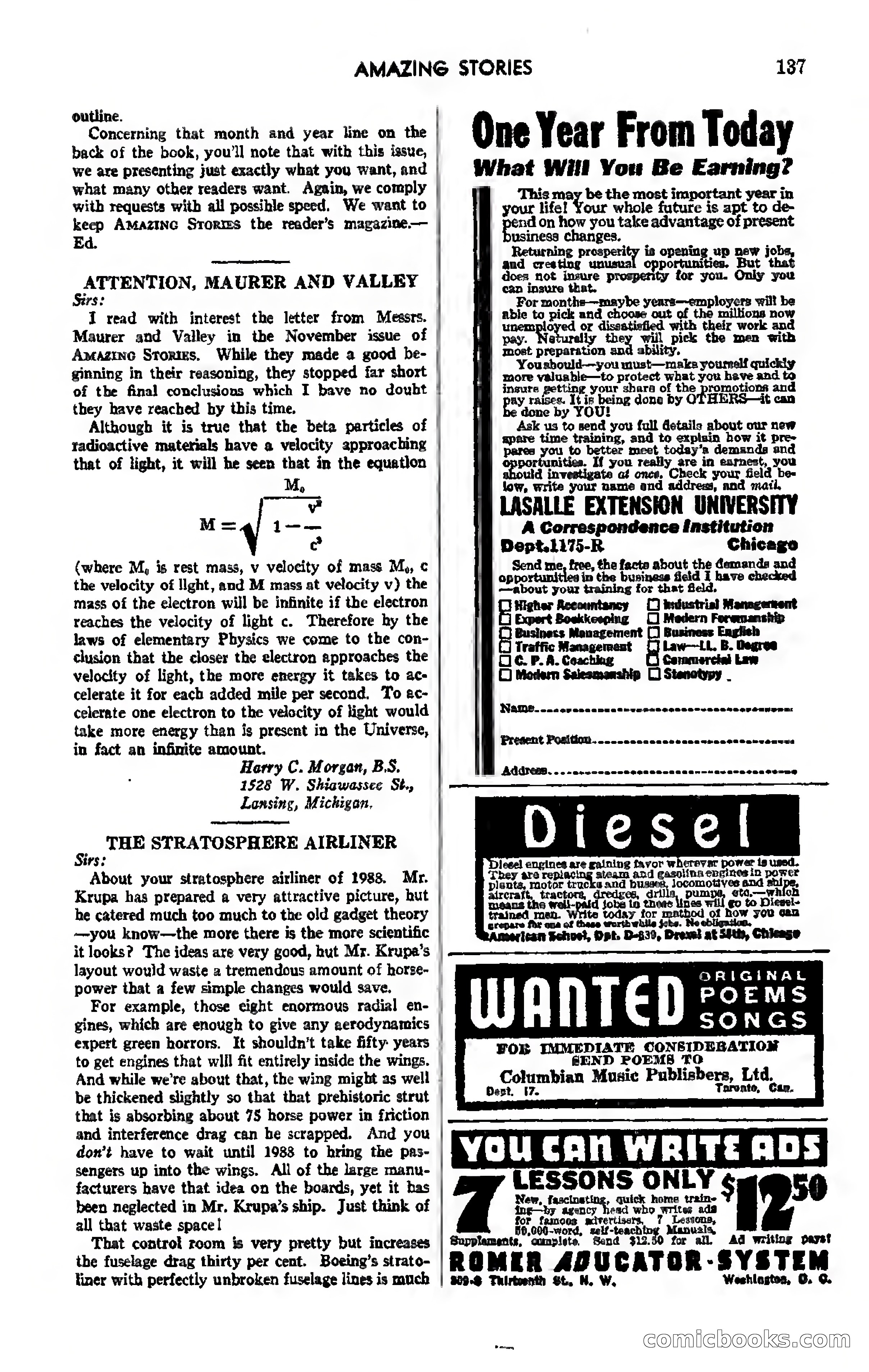 Amazing Stories, Vol. 12, No. 7 — page 120 of 131