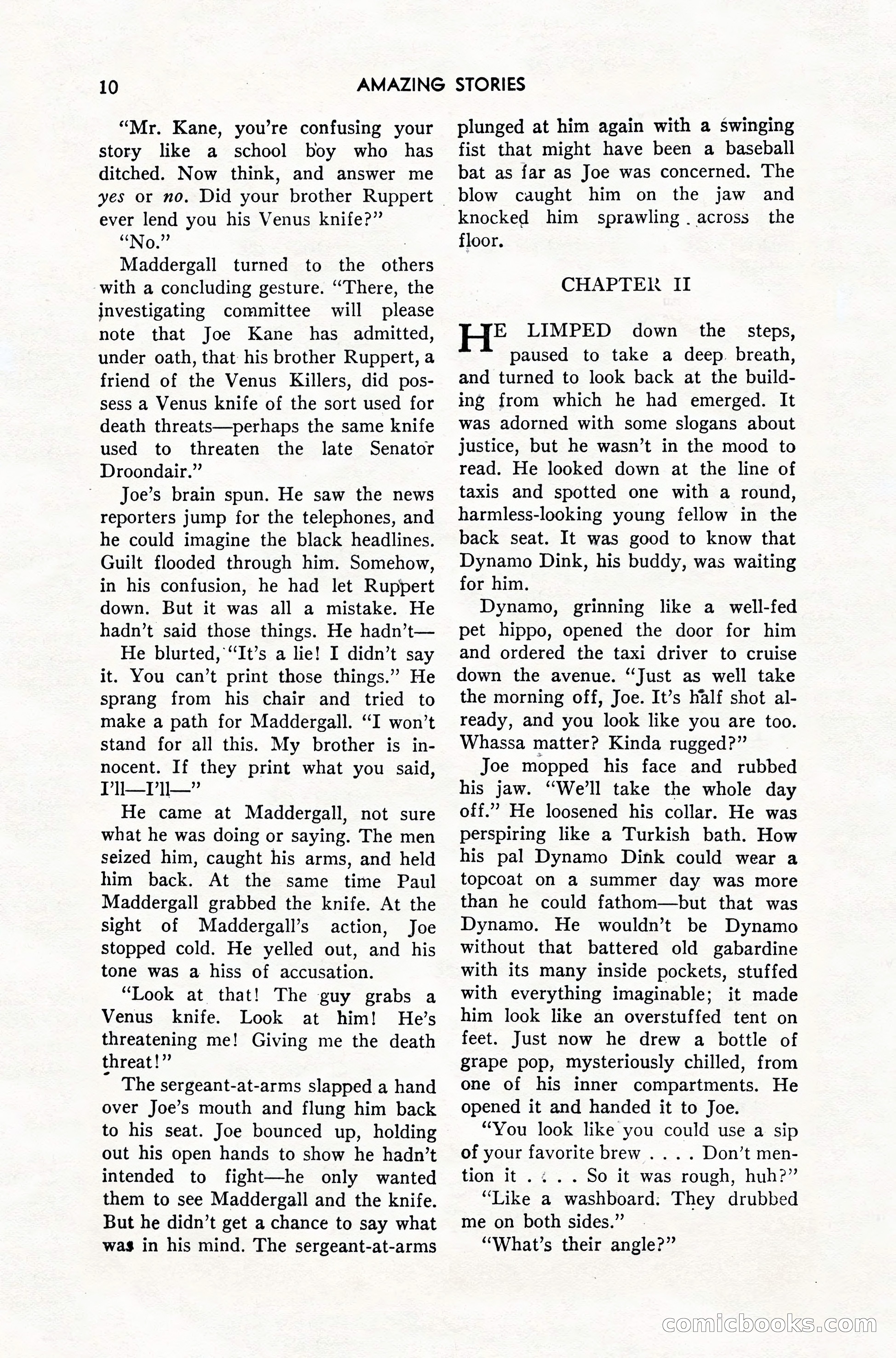 Amazing Stories, February 1952 — page 10 of 164