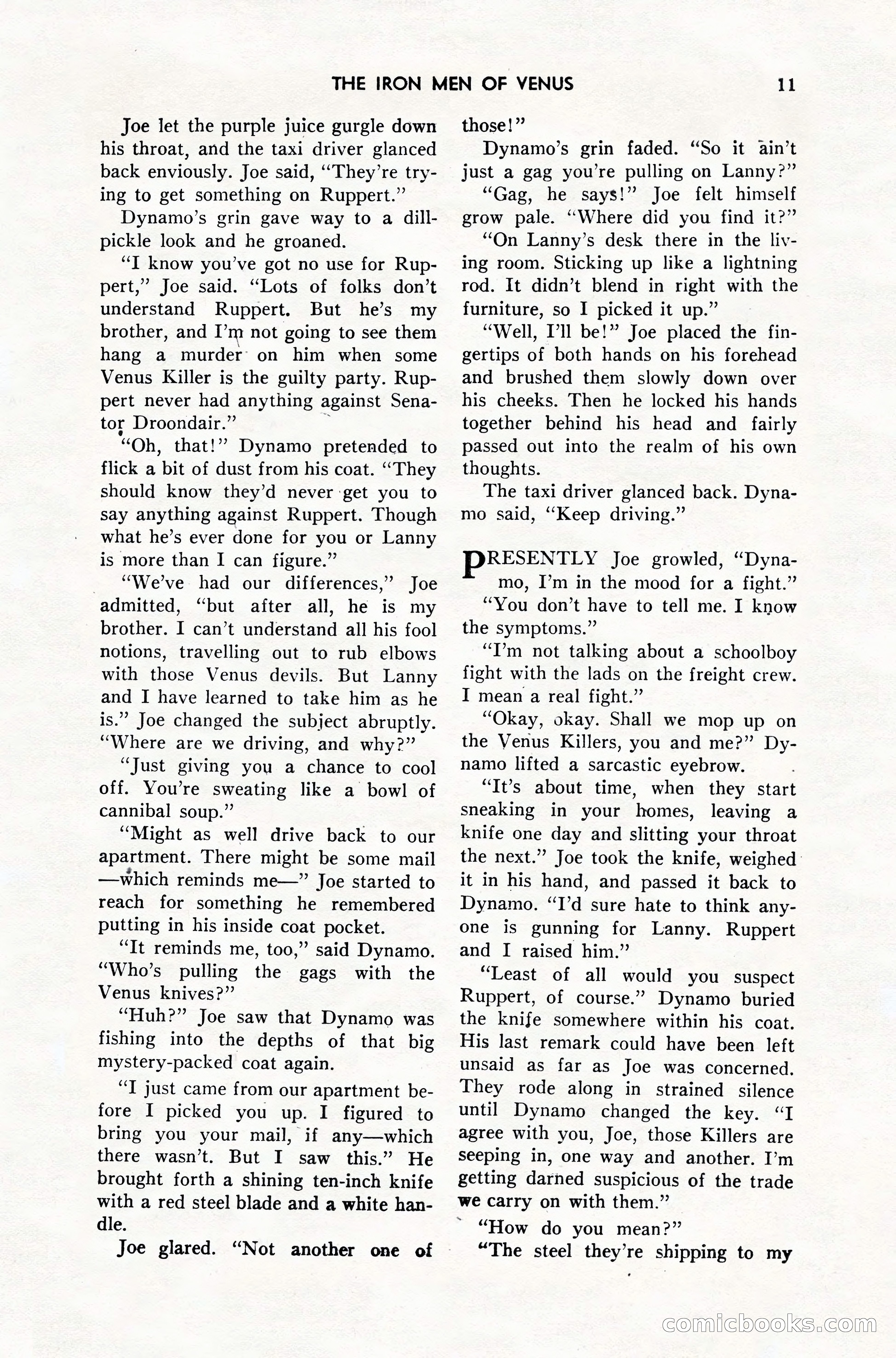 Amazing Stories, February 1952 — page 11 of 164