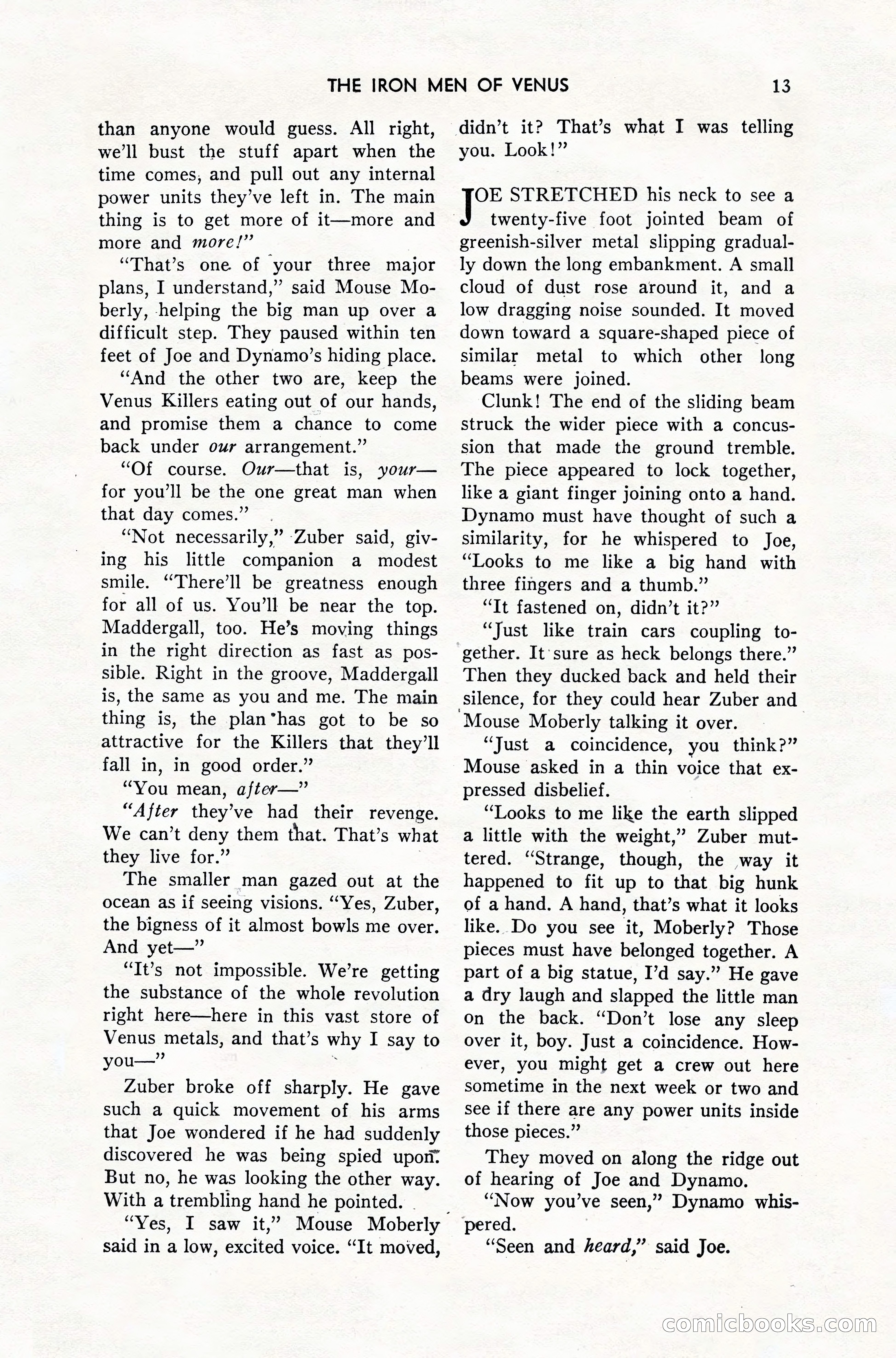 Amazing Stories, February 1952 — page 13 of 164