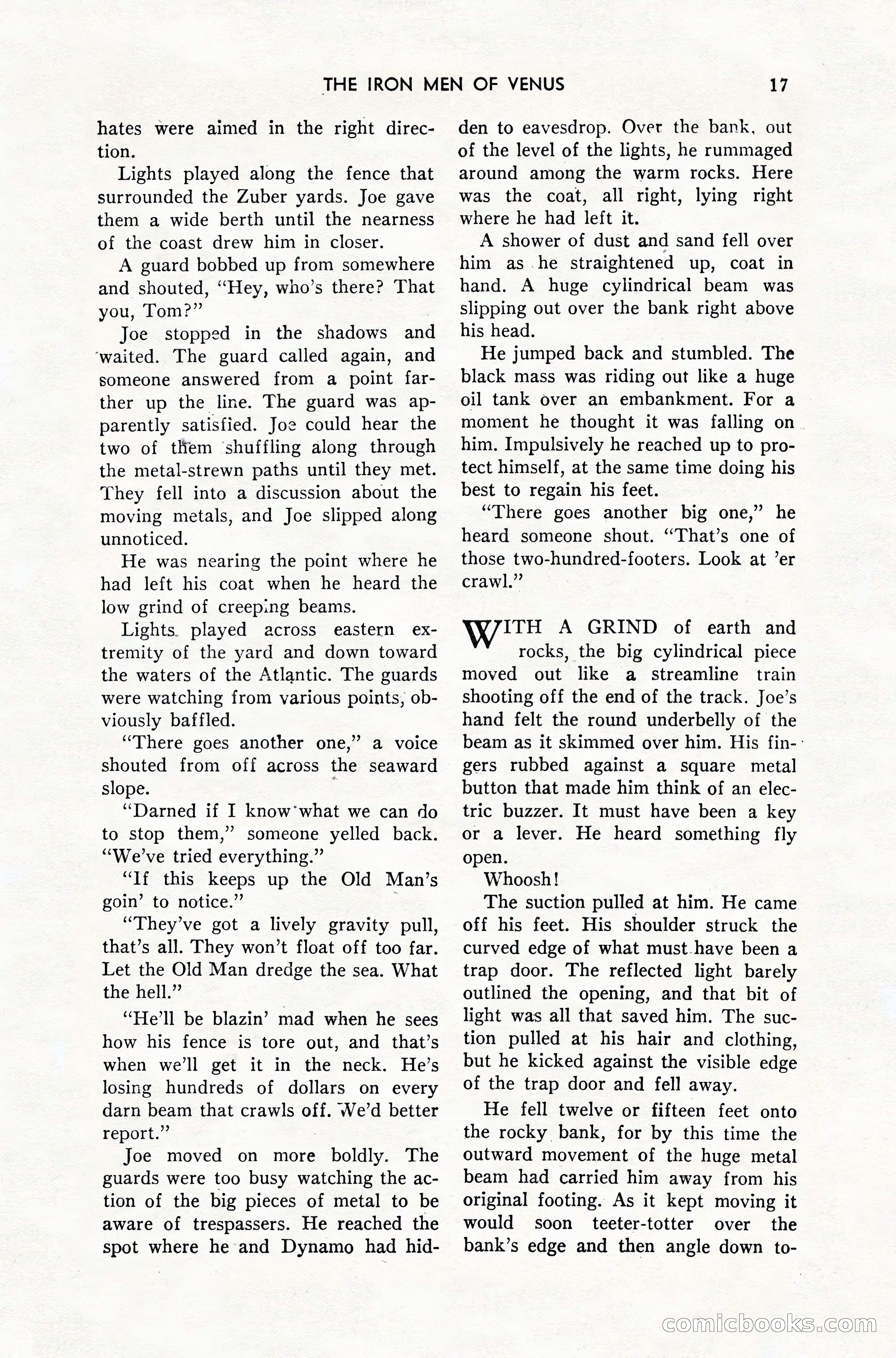 Amazing Stories, February 1952 — page 17 of 164