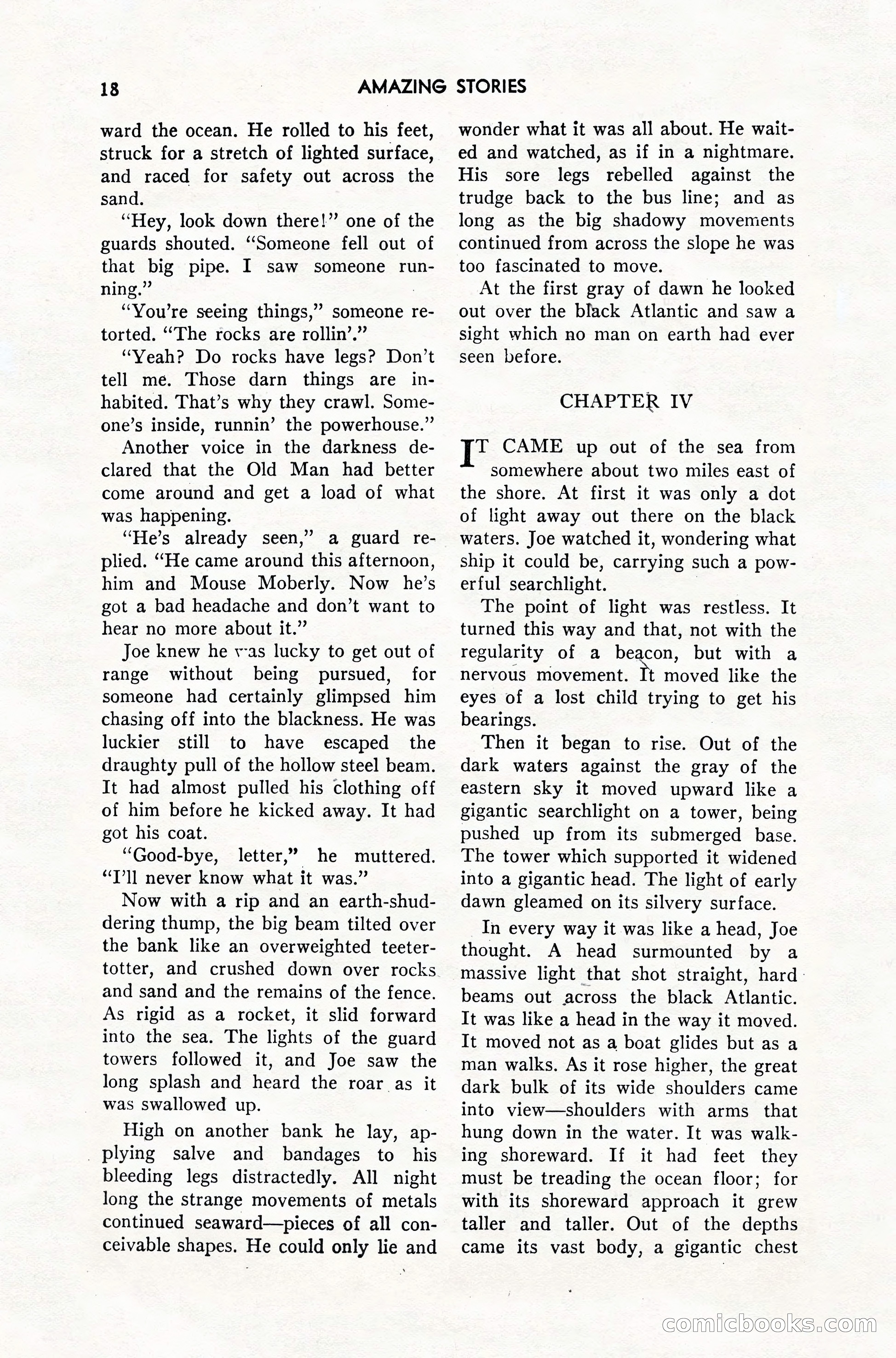 Amazing Stories, February 1952 — page 18 of 164