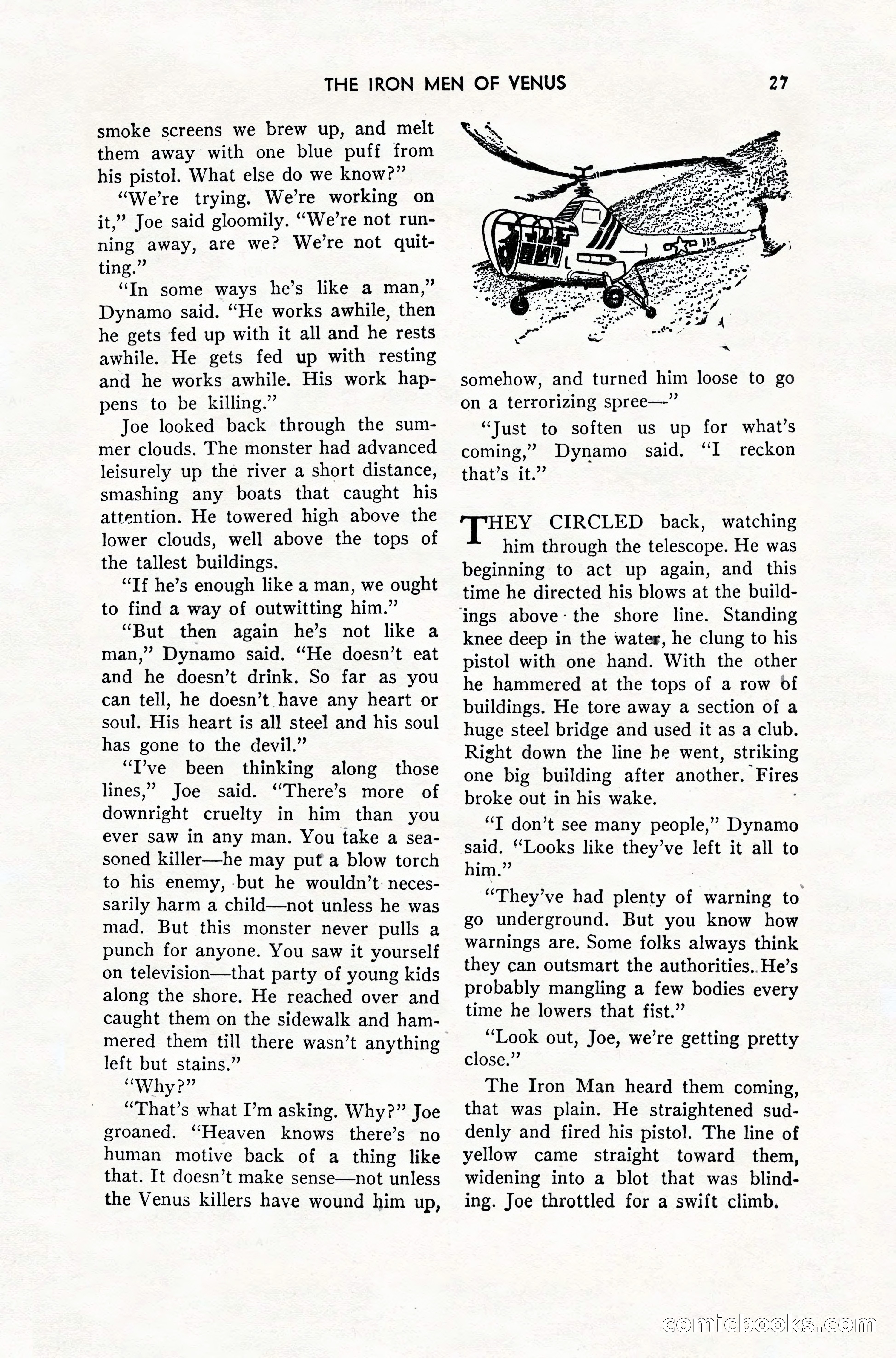 Amazing Stories, February 1952 — page 27 of 164