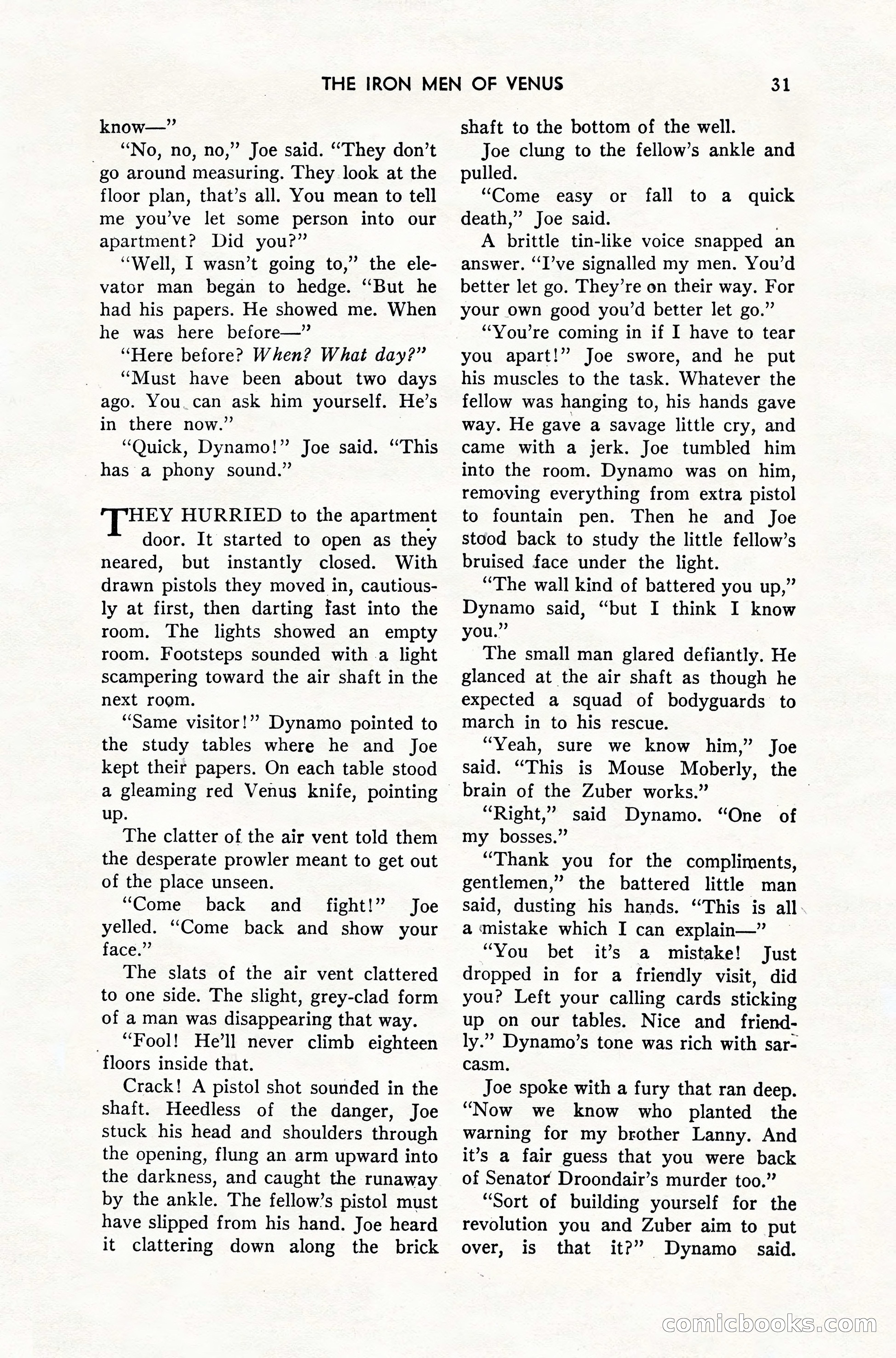 Amazing Stories, February 1952 — page 31 of 164