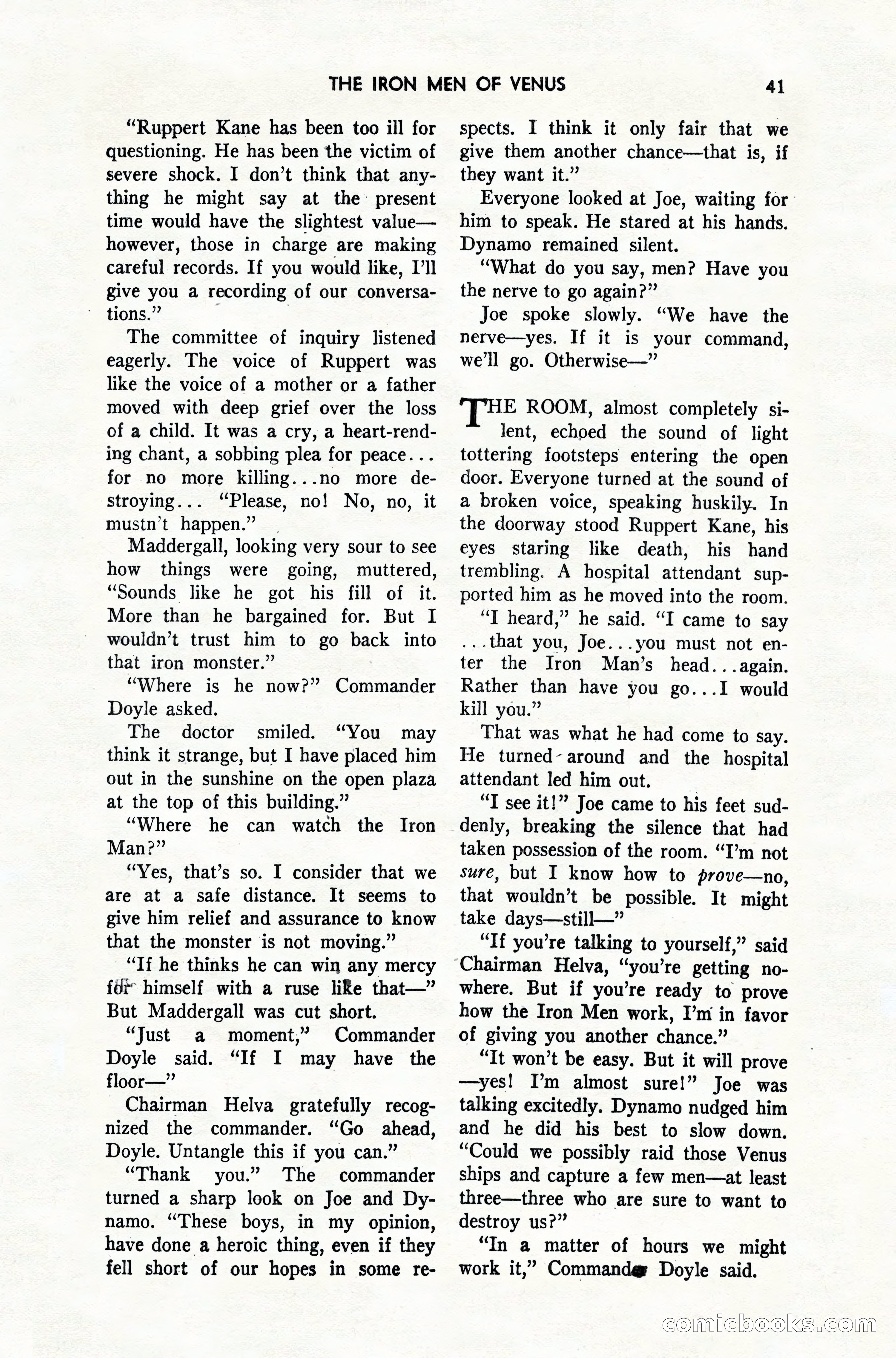 Amazing Stories, February 1952 — page 41 of 164