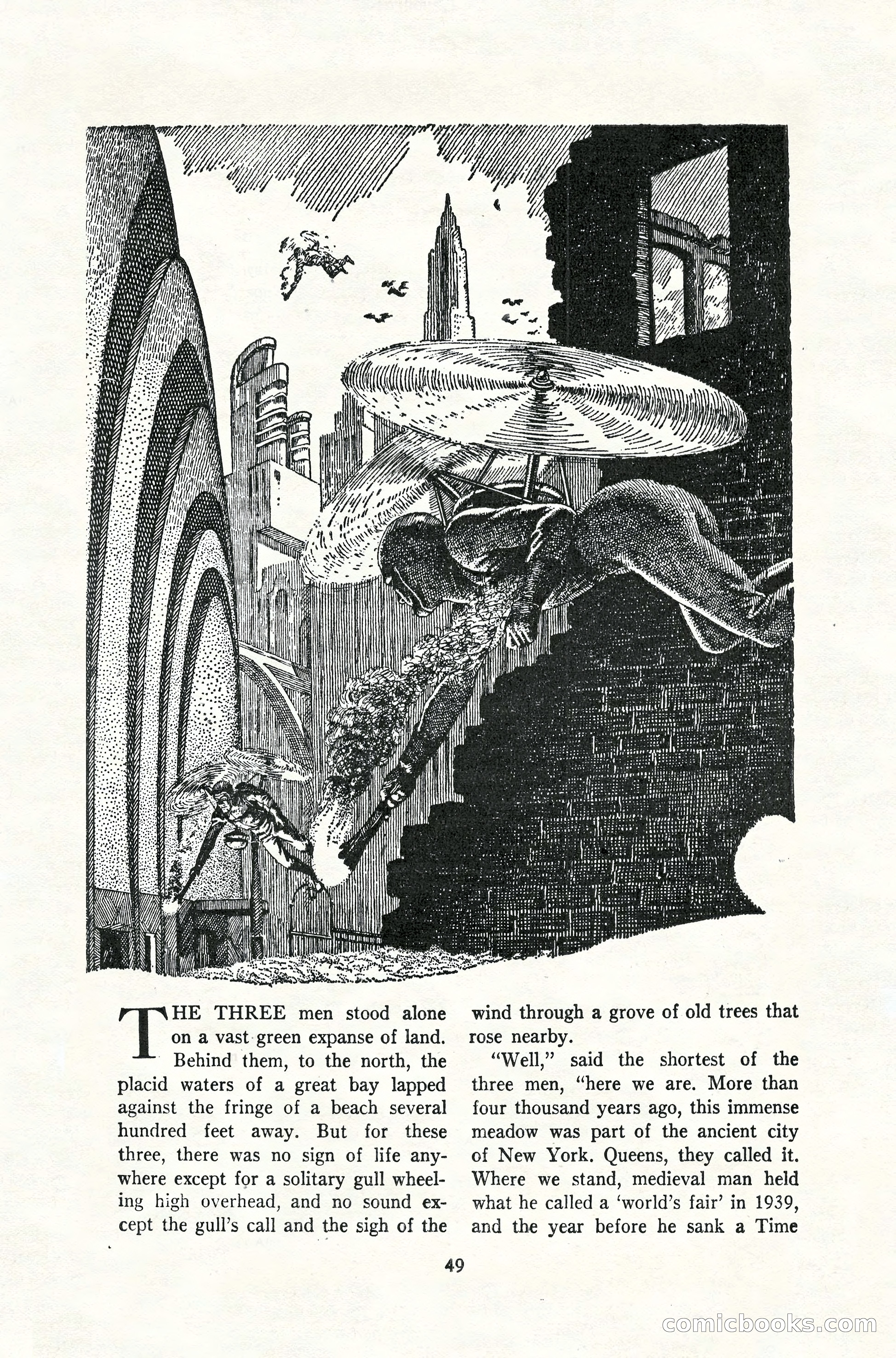 Amazing Stories, February 1952 — page 49 of 164