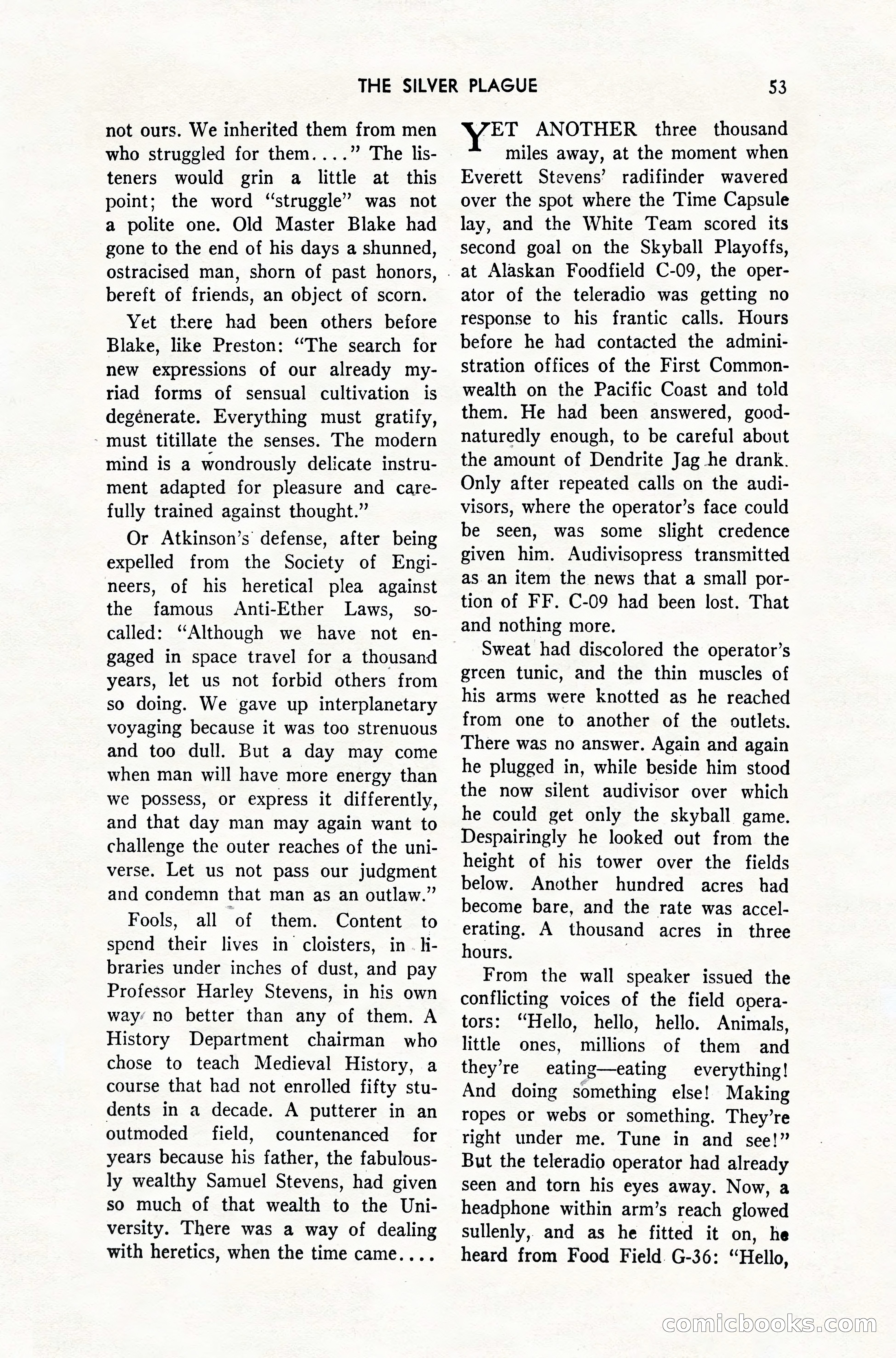Amazing Stories, February 1952 — page 53 of 164
