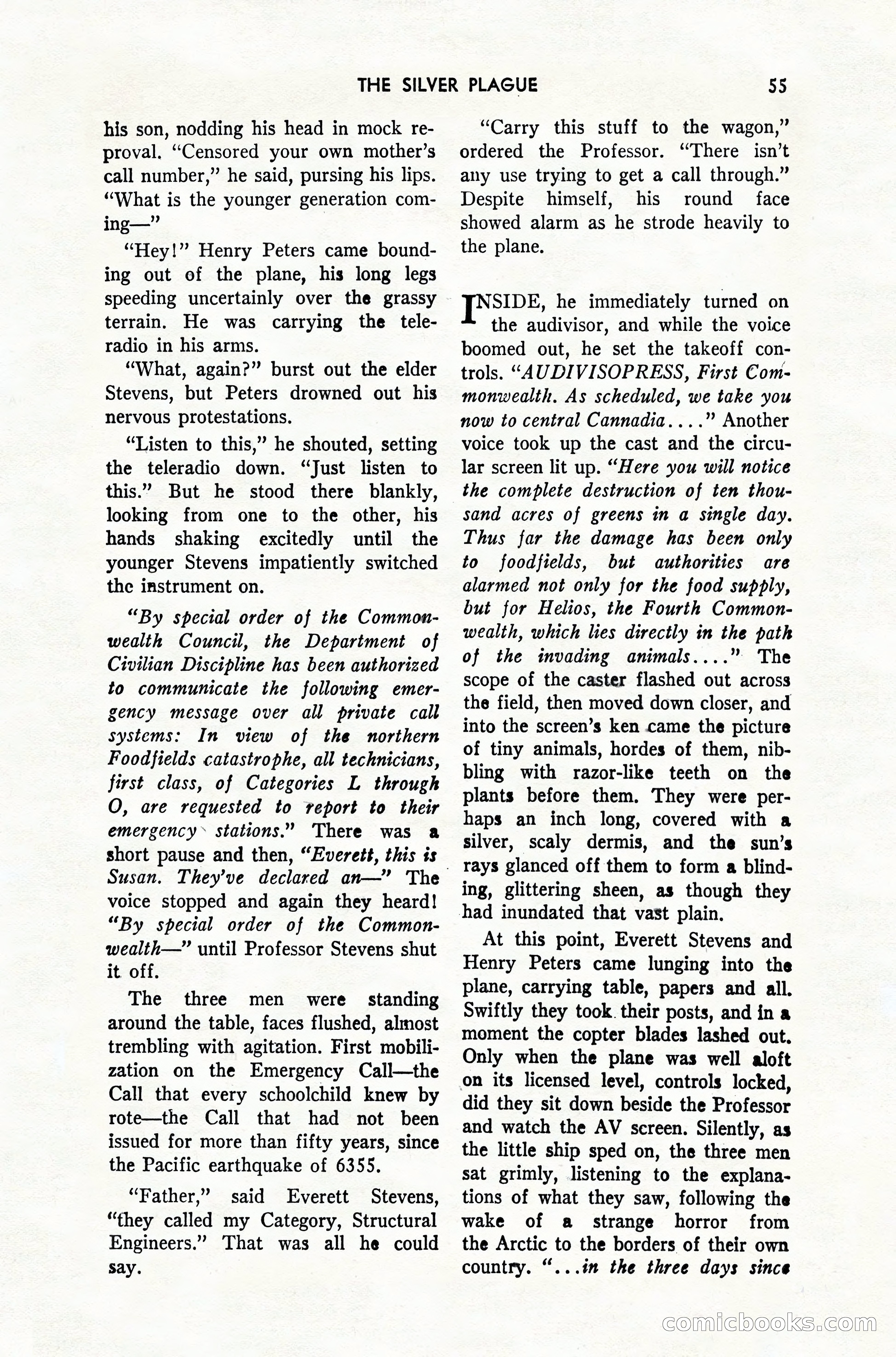 Amazing Stories, February 1952 — page 55 of 164
