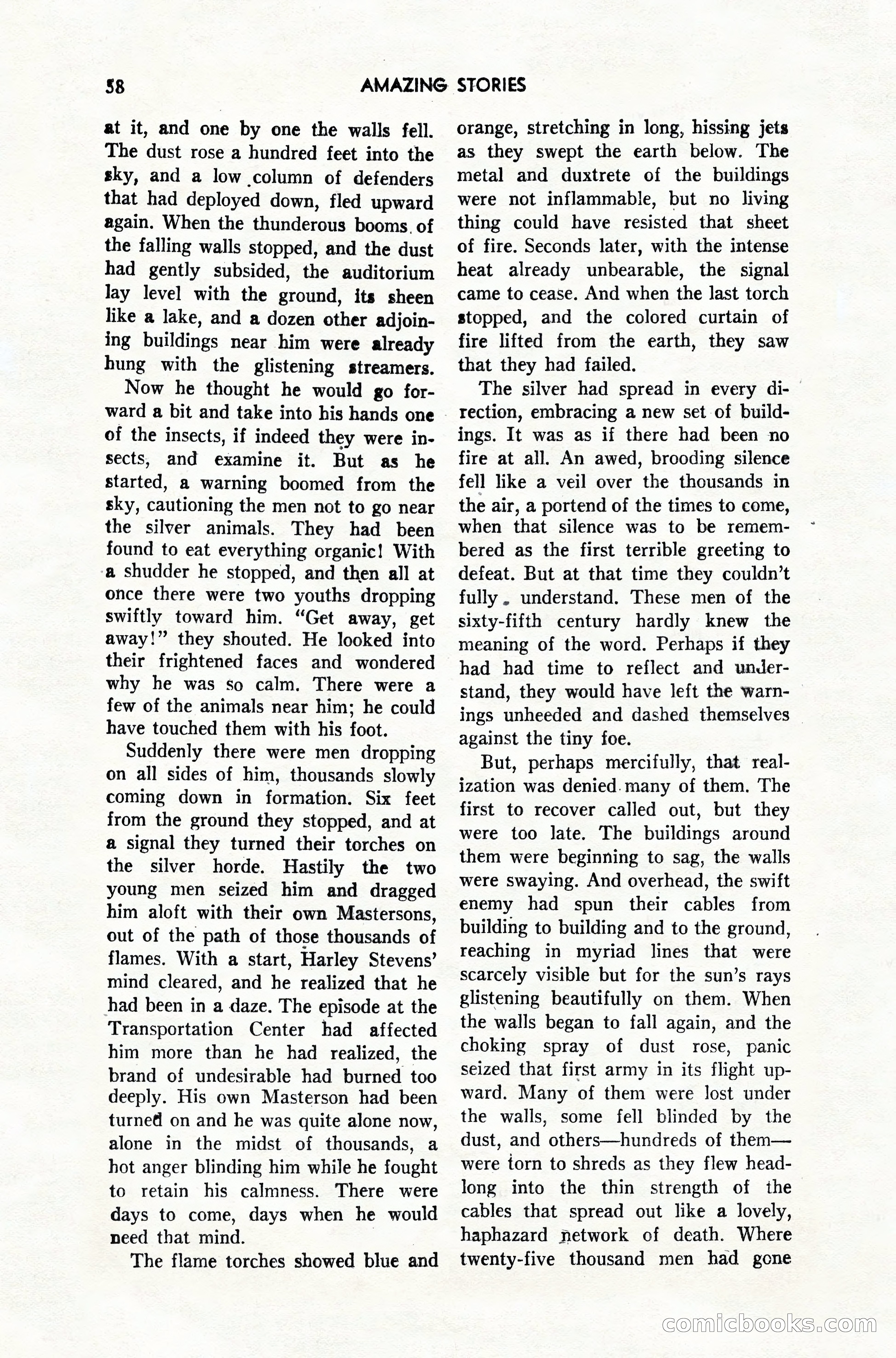 Amazing Stories, February 1952 — page 58 of 164