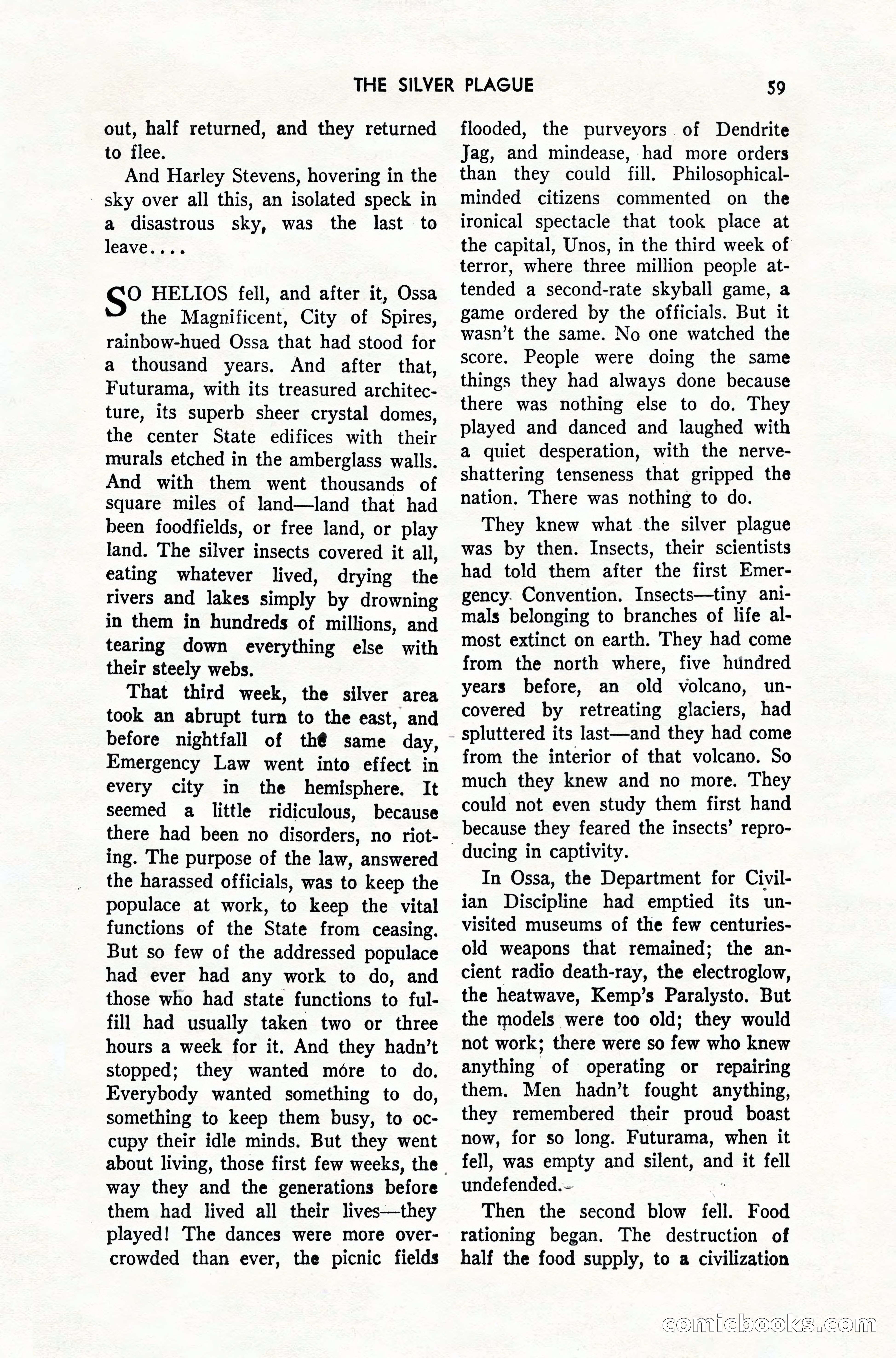 Amazing Stories, February 1952 — page 59 of 164