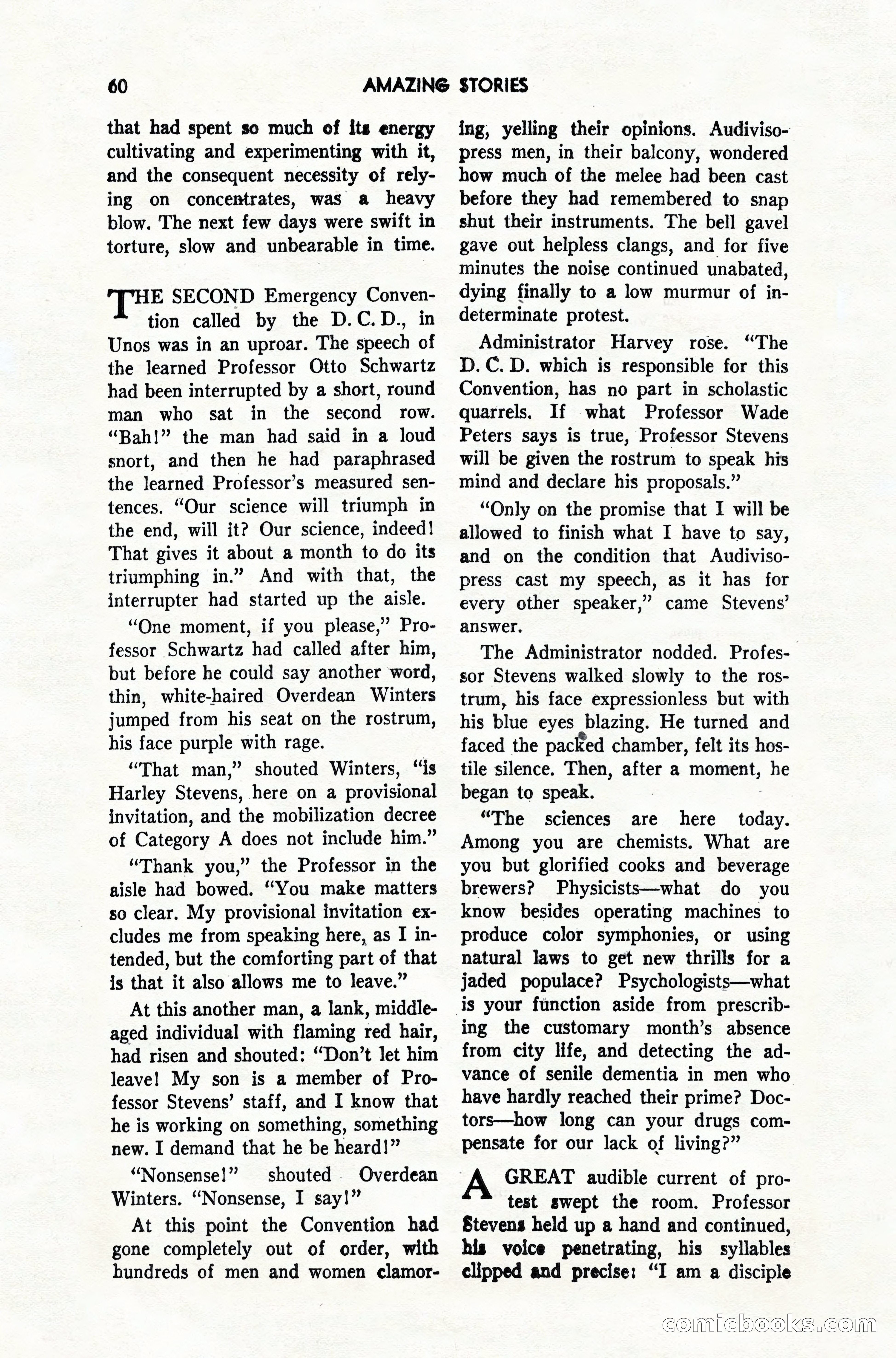 Amazing Stories, February 1952 — page 60 of 164