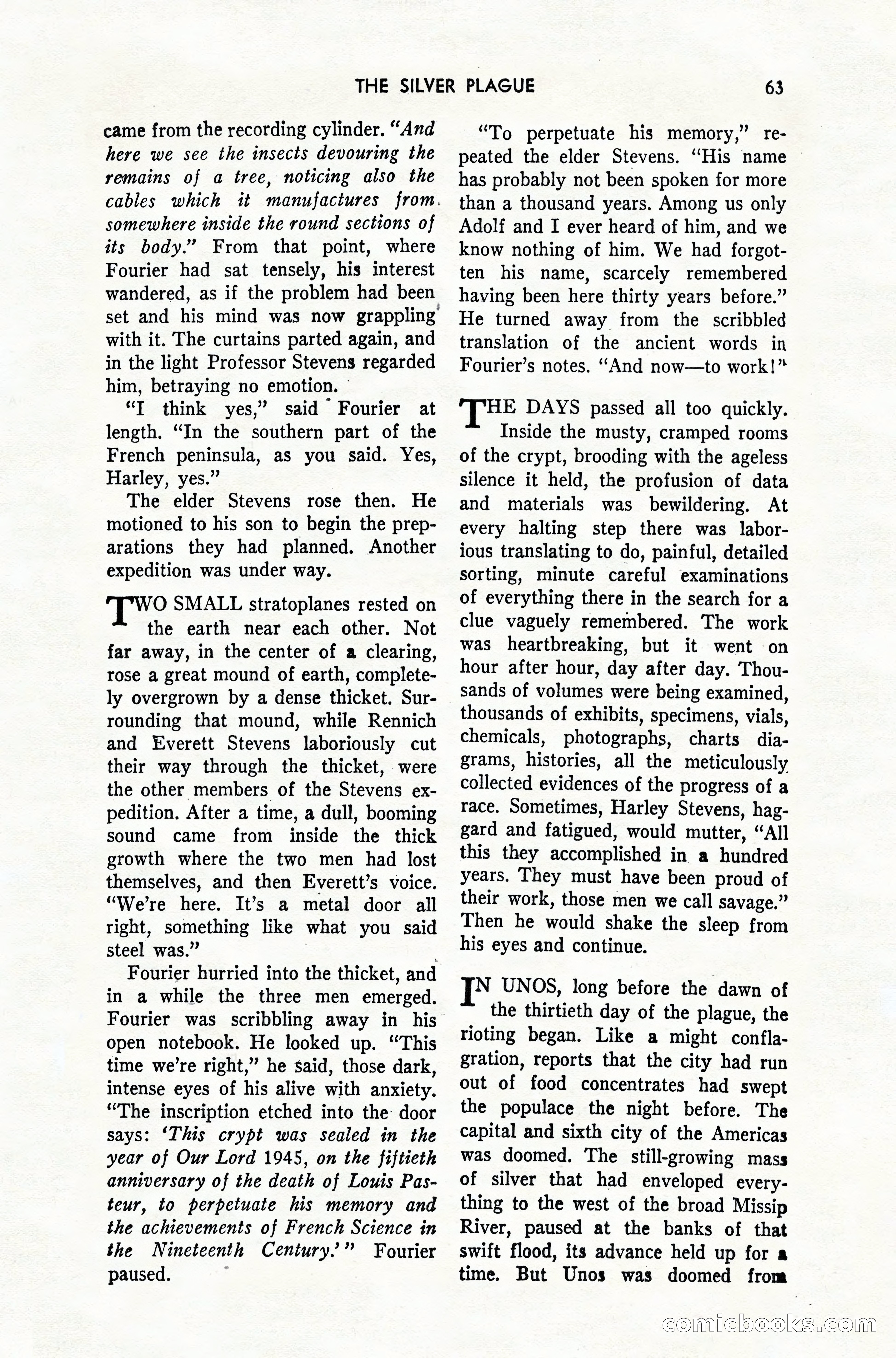 Amazing Stories, February 1952 — page 63 of 164