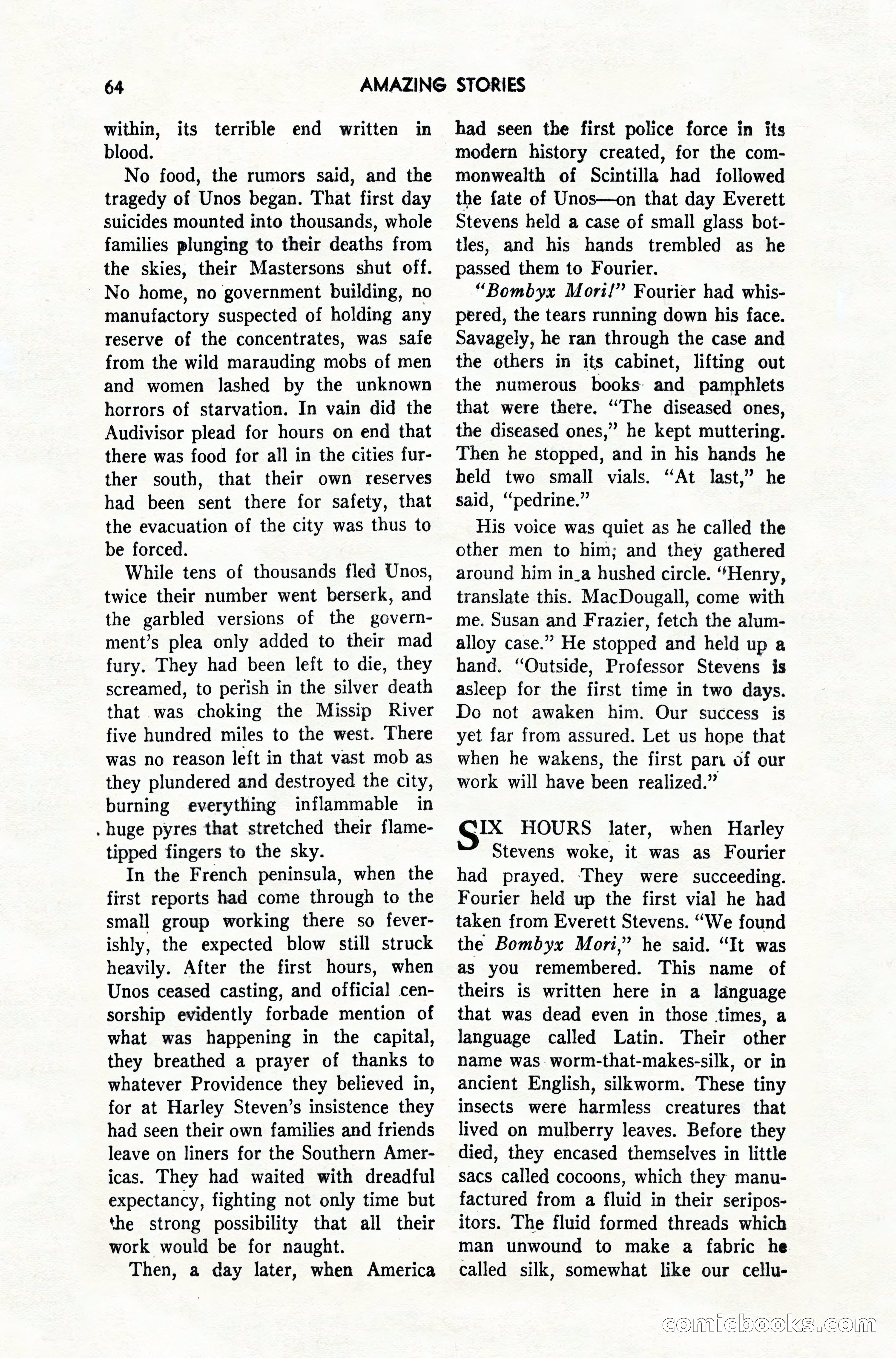 Amazing Stories, February 1952 — page 64 of 164