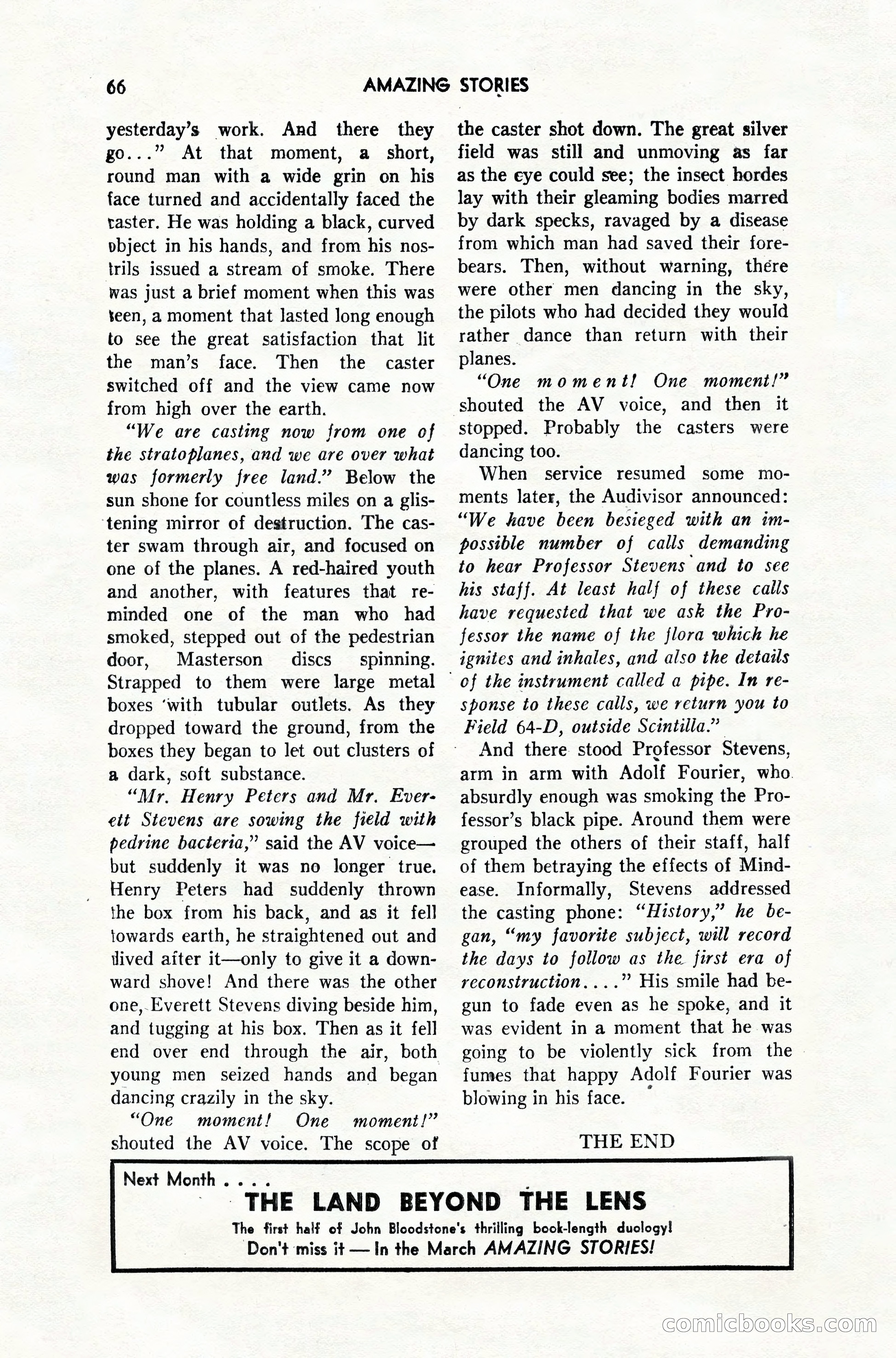 Amazing Stories, February 1952 — page 66 of 164