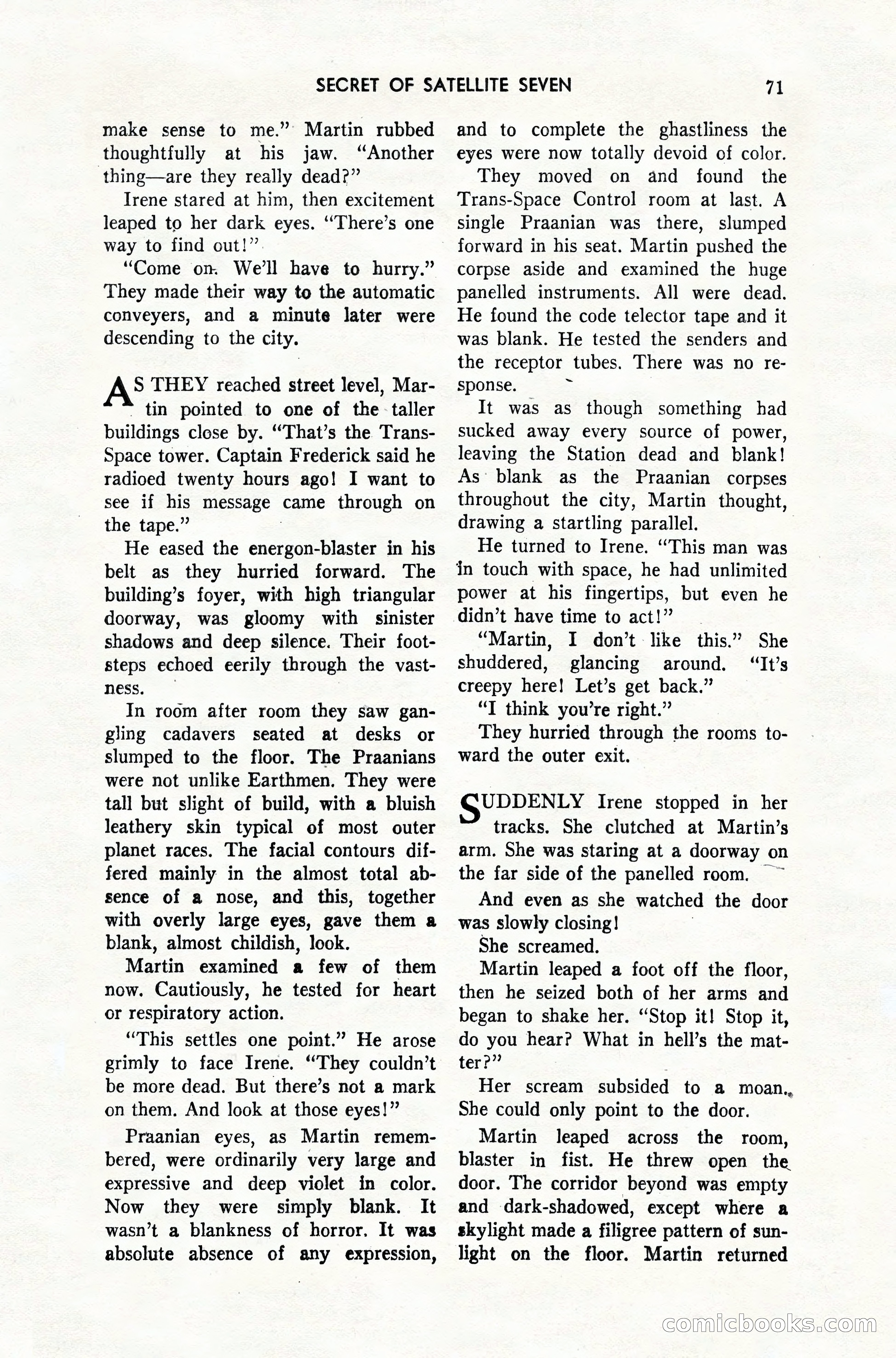 Amazing Stories, February 1952 — page 71 of 164