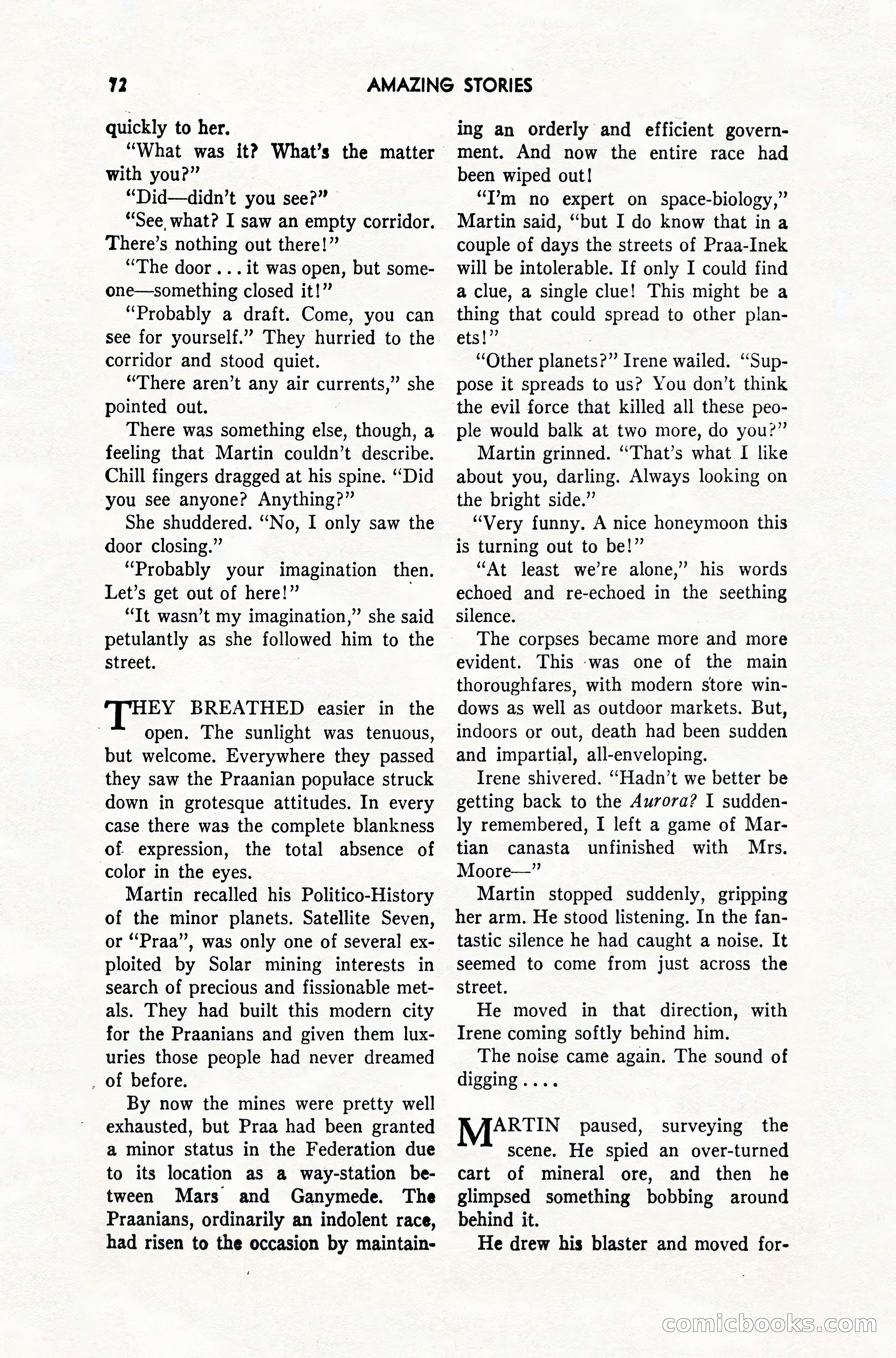 Amazing Stories, February 1952 — page 72 of 164
