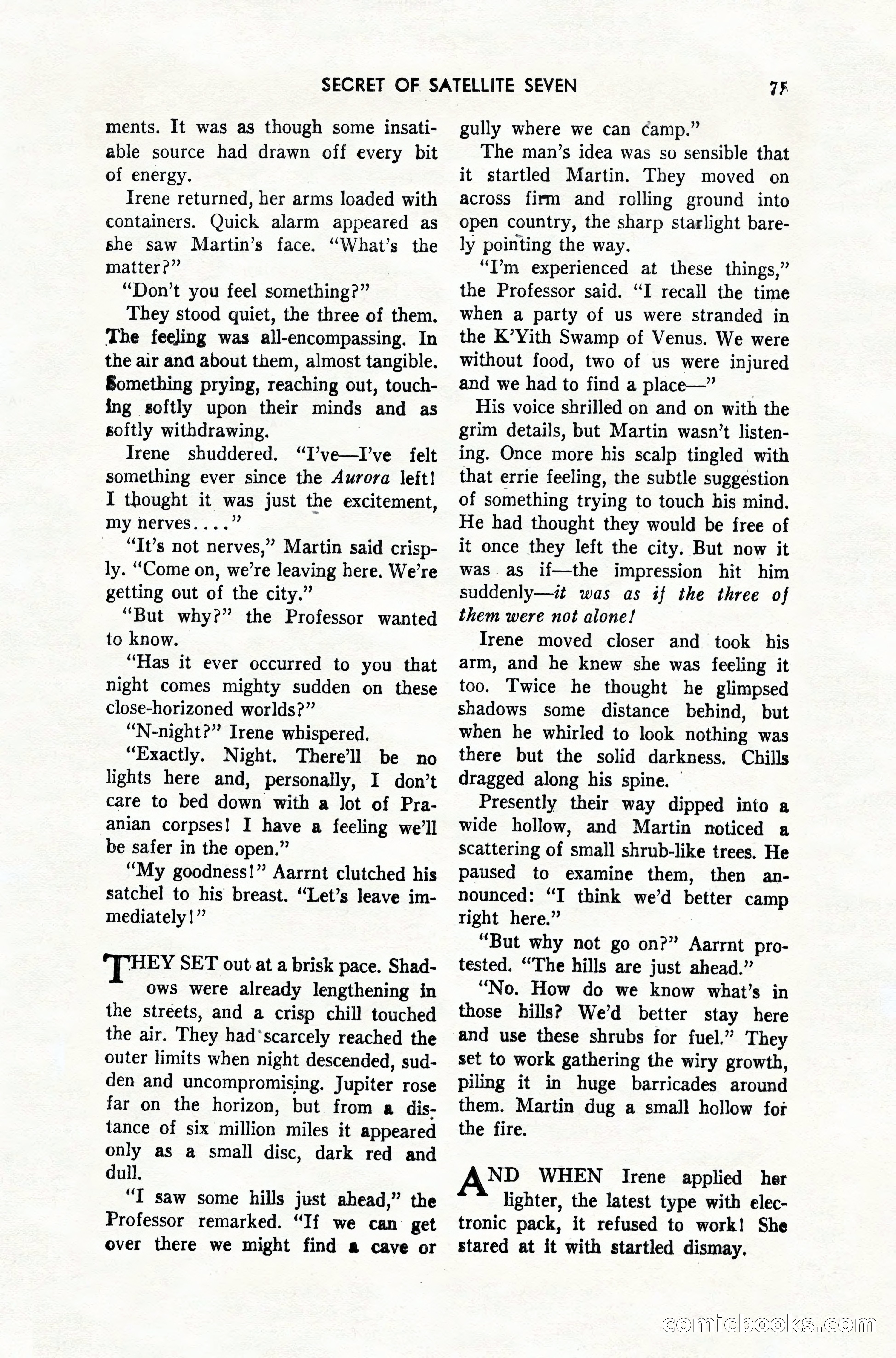 Amazing Stories, February 1952 — page 75 of 164