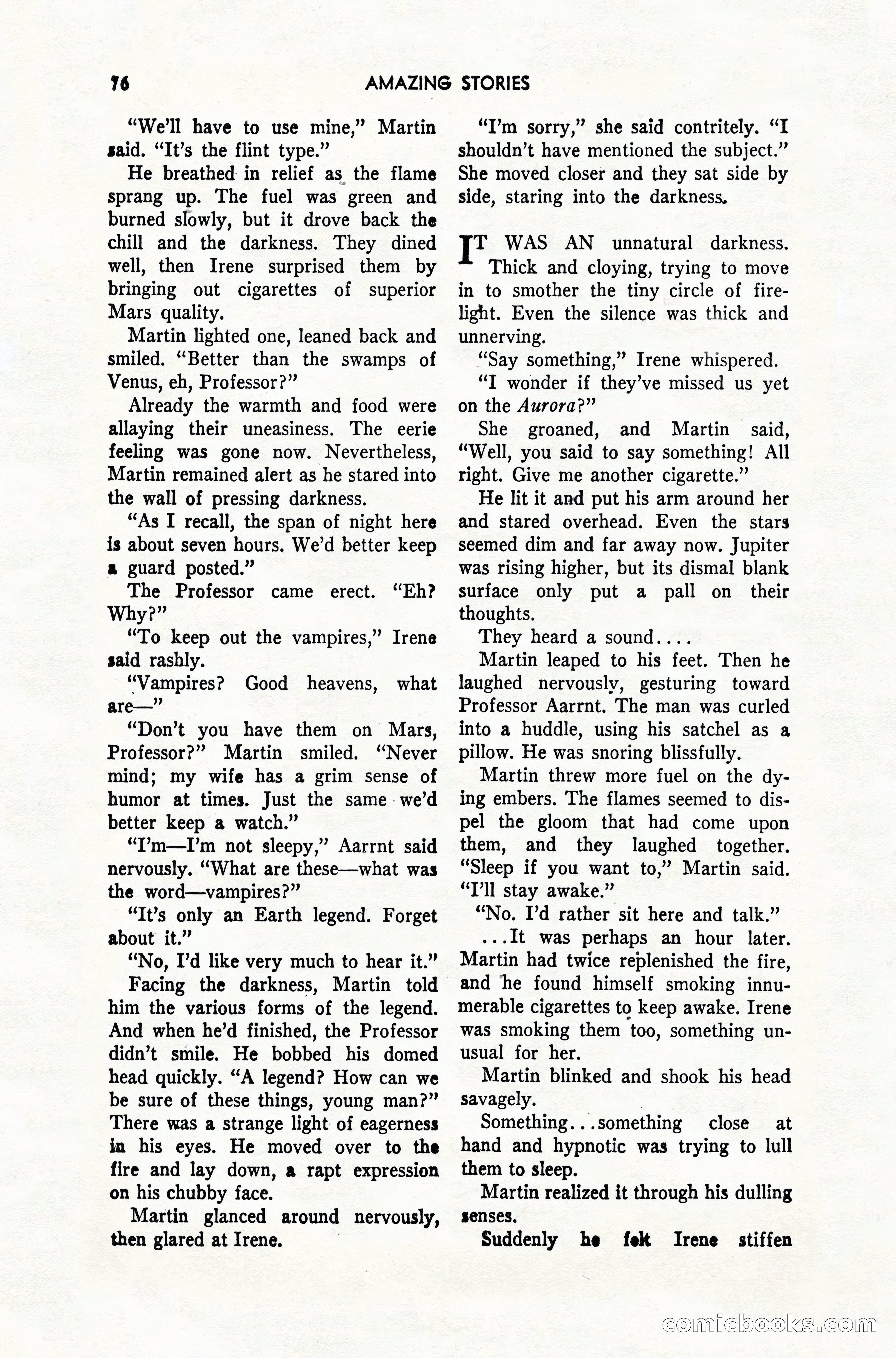 Amazing Stories, February 1952 — page 76 of 164