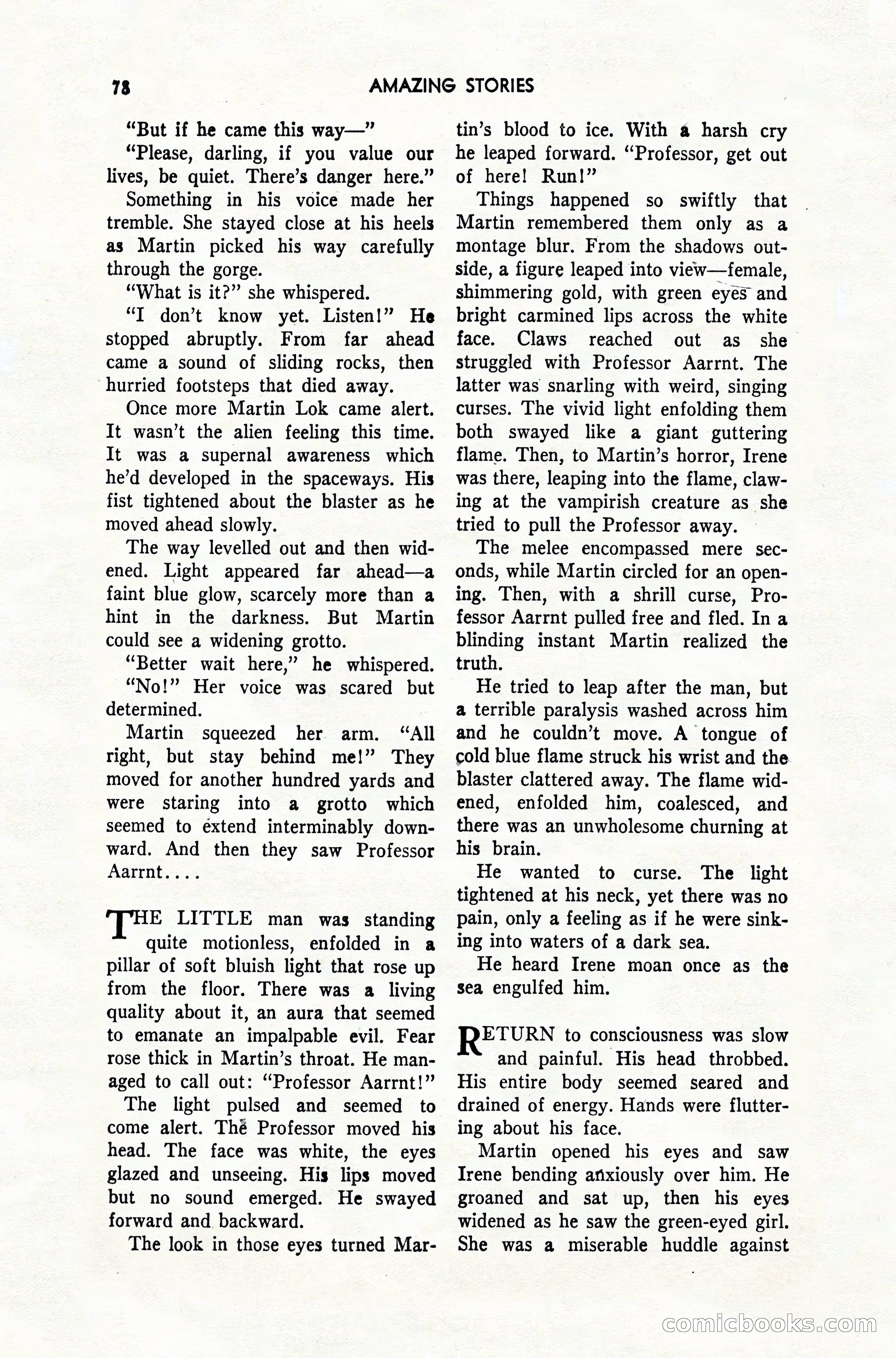 Amazing Stories, February 1952 — page 78 of 164