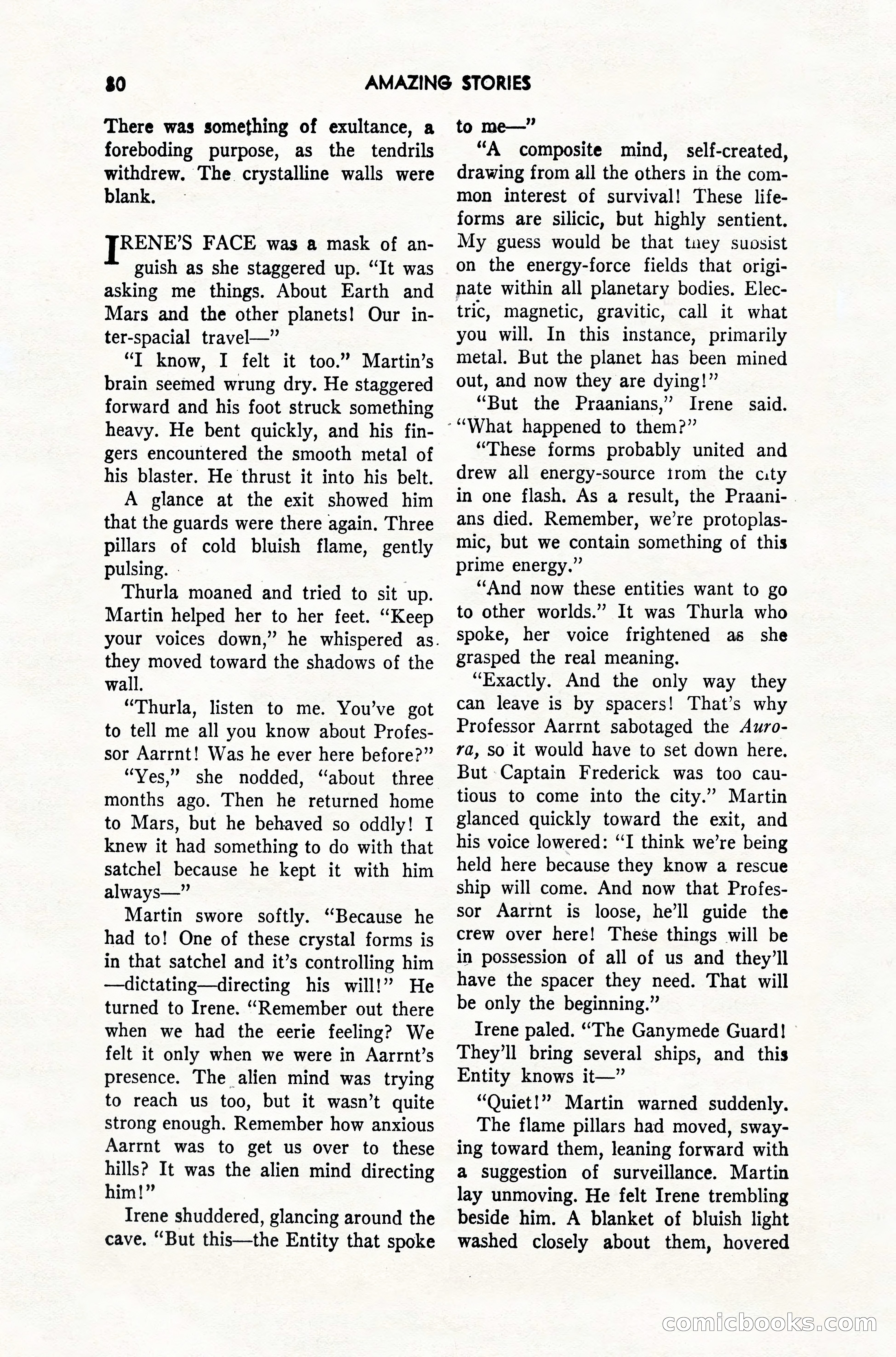 Amazing Stories, February 1952 — page 80 of 164