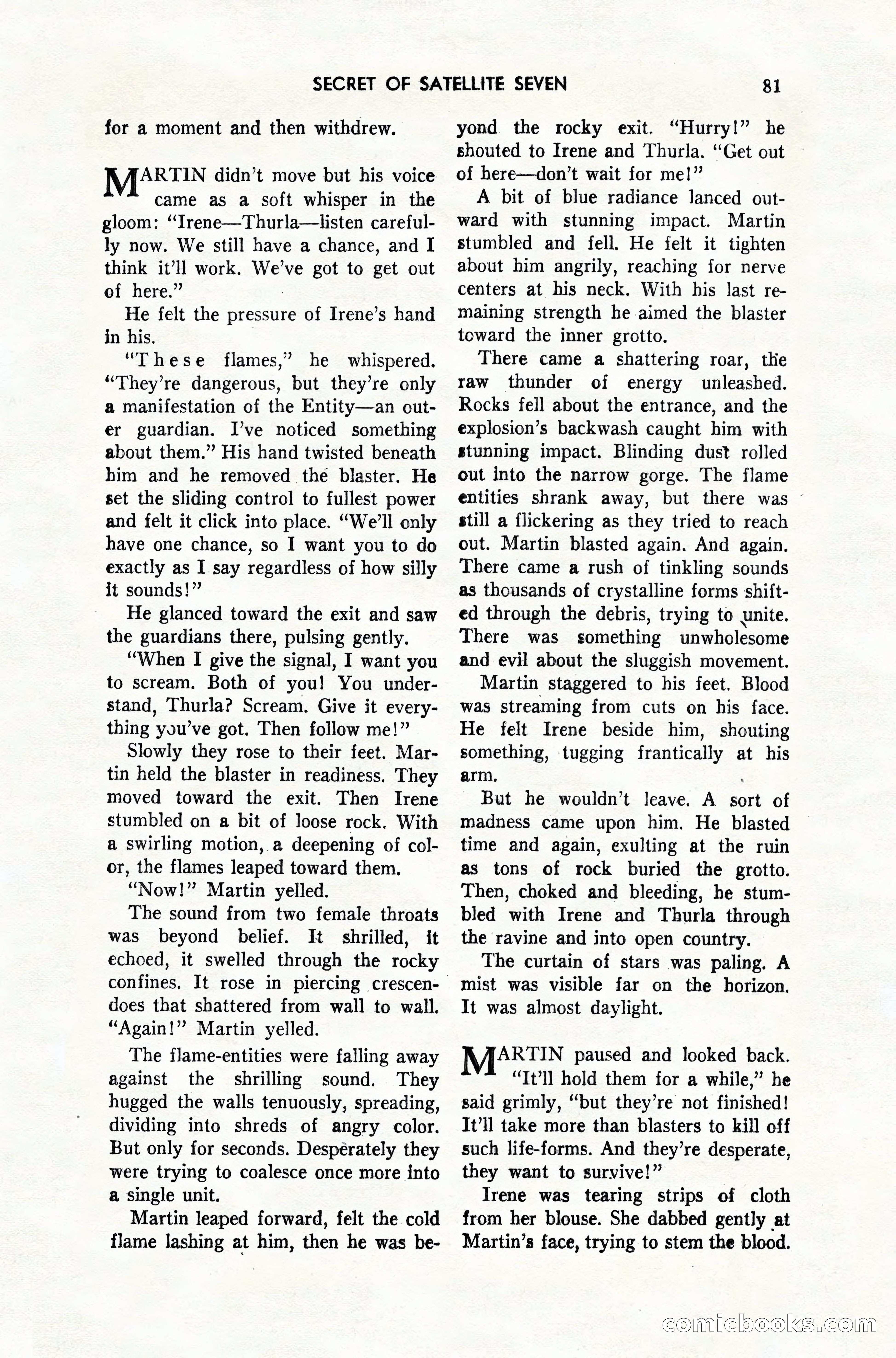 Amazing Stories, February 1952 — page 81 of 164