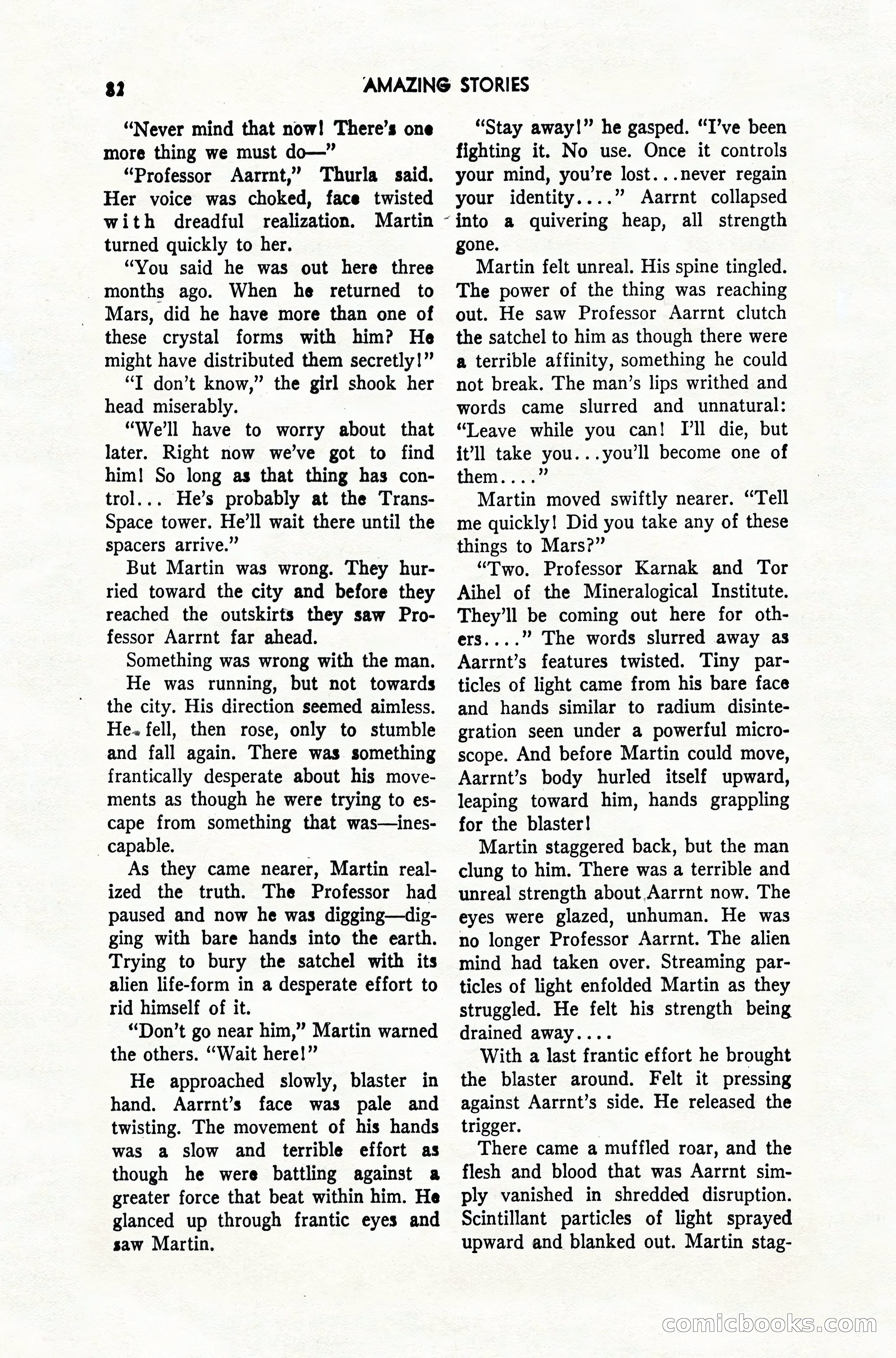 Amazing Stories, February 1952 — page 82 of 164