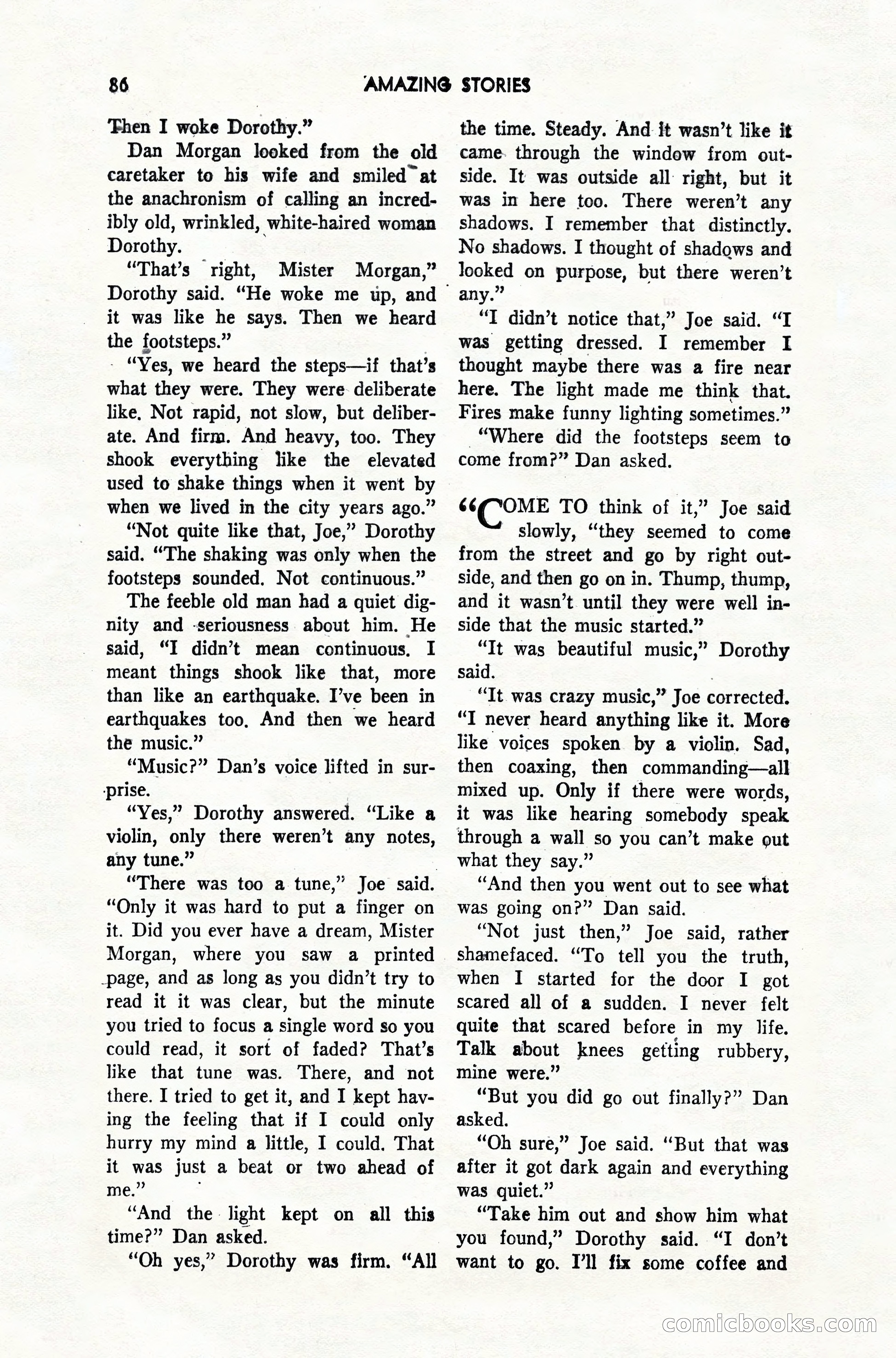 Amazing Stories, February 1952 — page 86 of 164