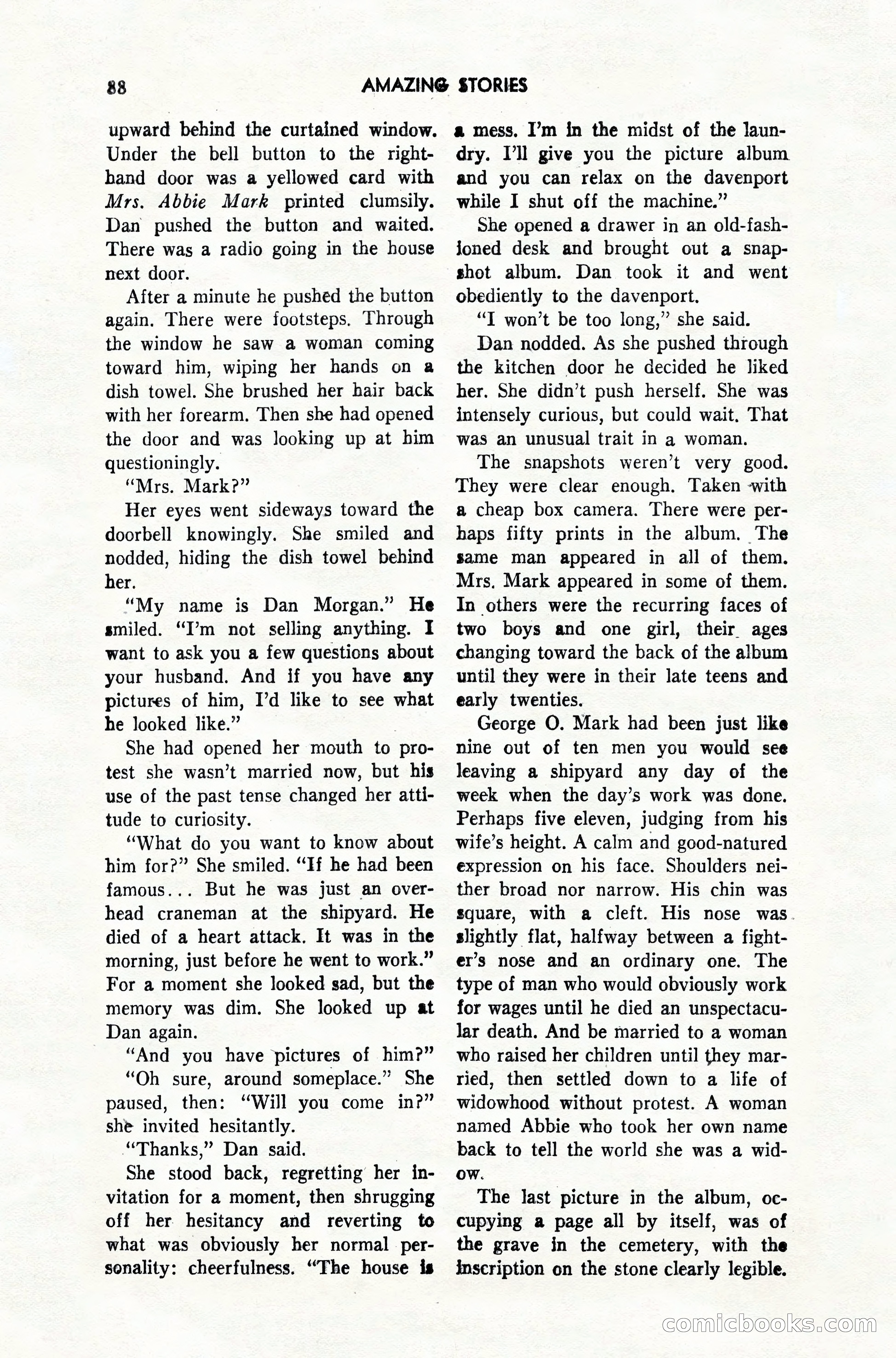 Amazing Stories, February 1952 — page 88 of 164