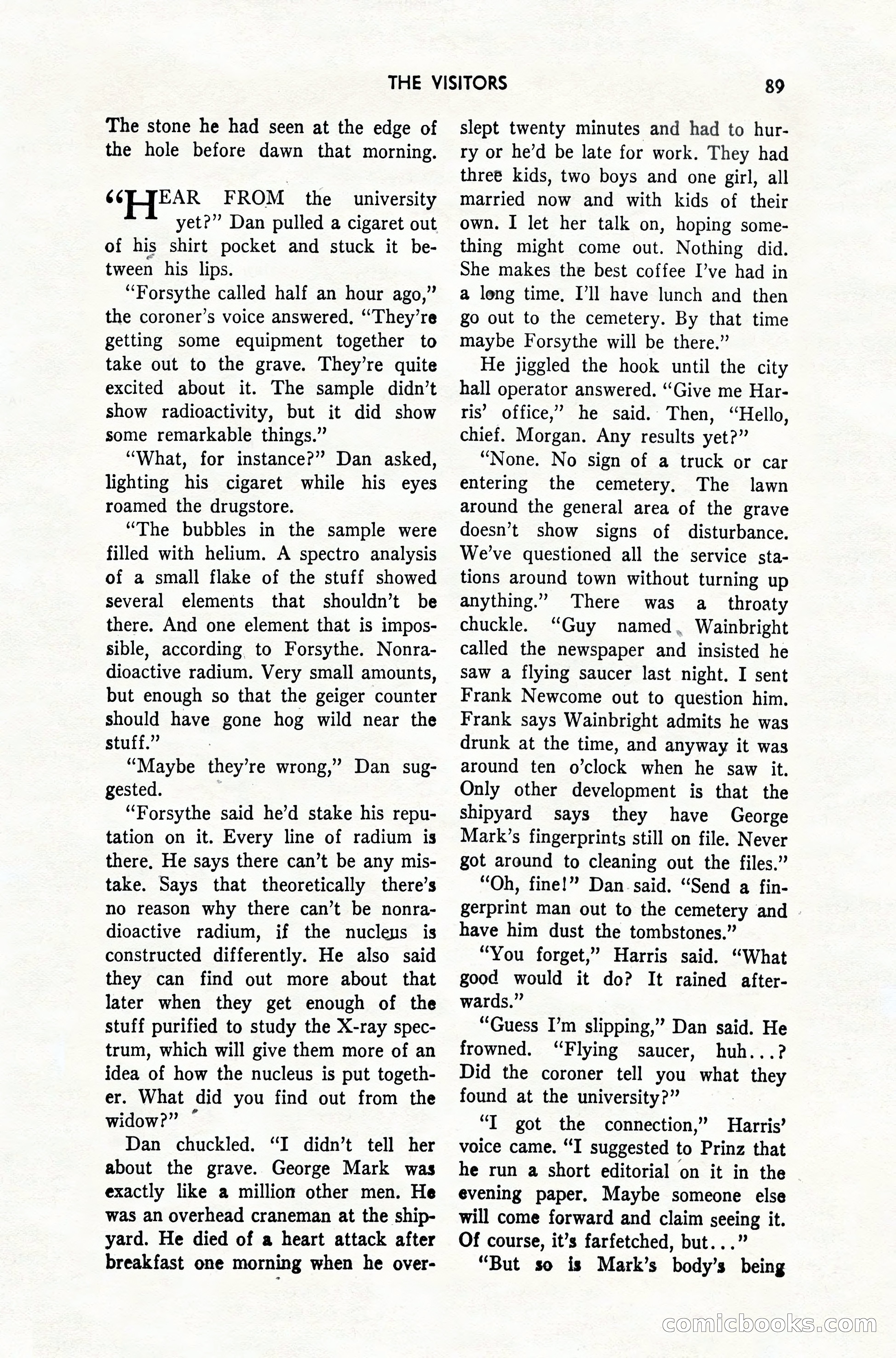 Amazing Stories, February 1952 — page 89 of 164