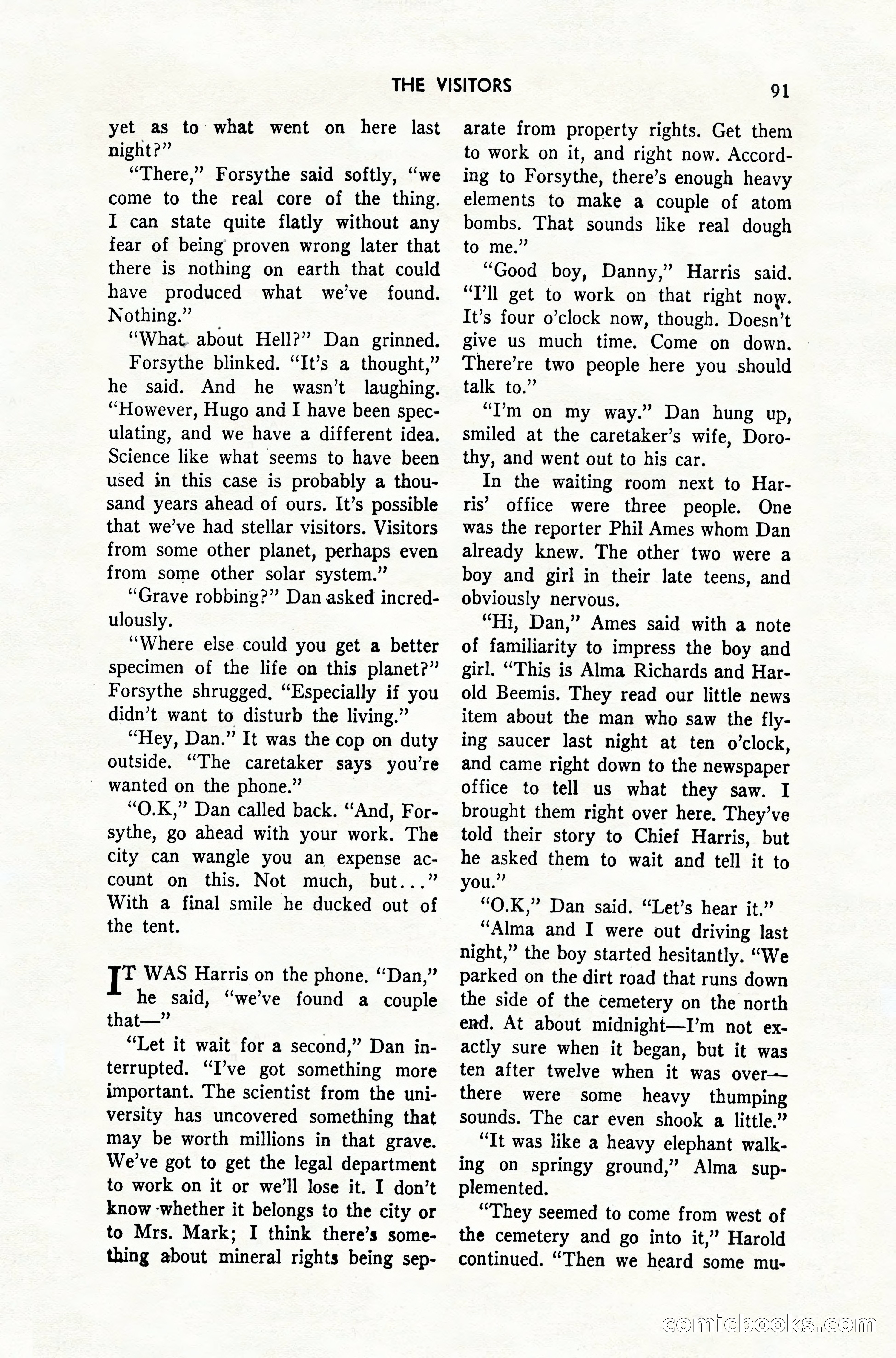 Amazing Stories, February 1952 — page 91 of 164